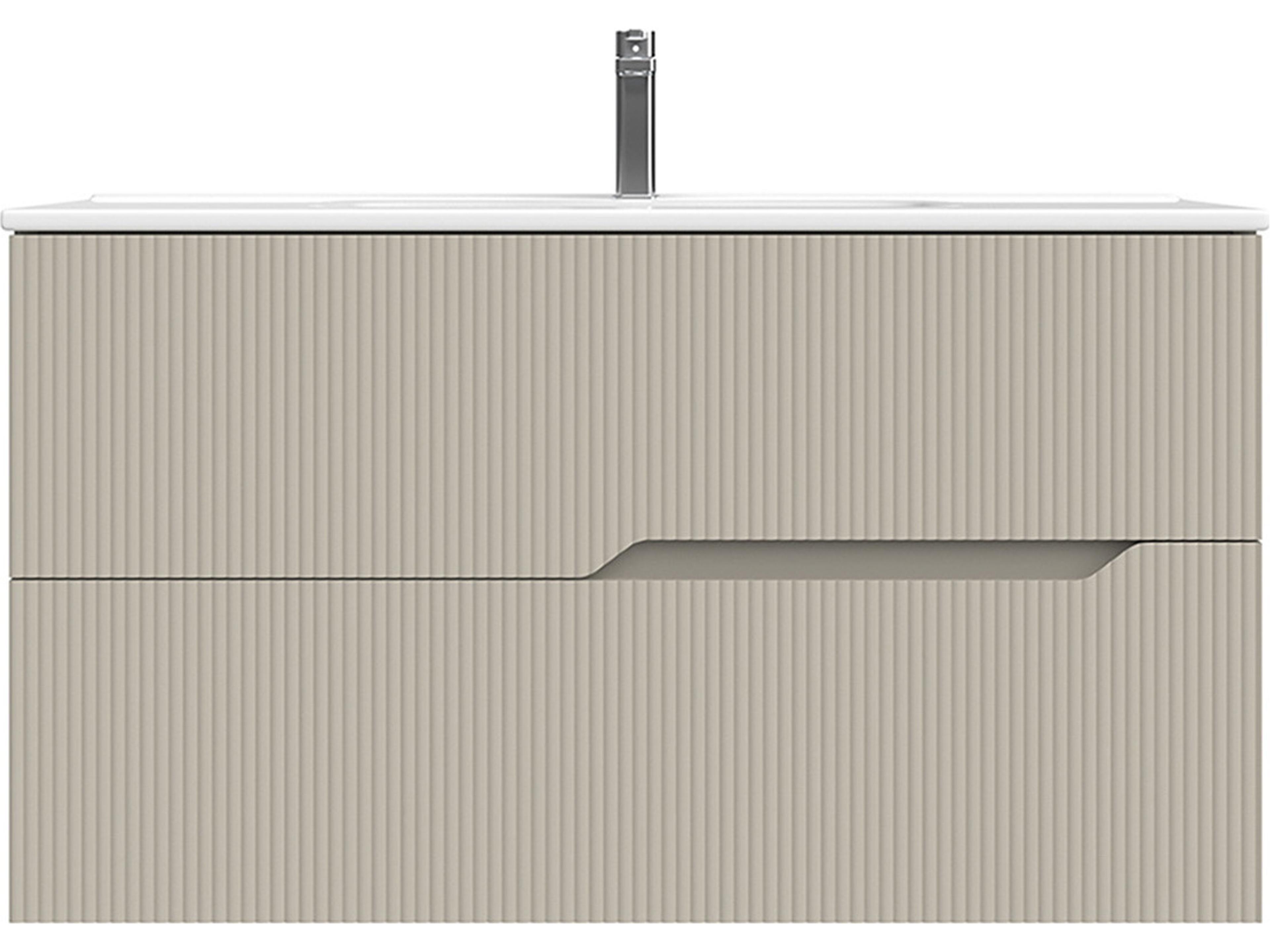 WS Bath Collections Tulipa Matte Mink Vanity