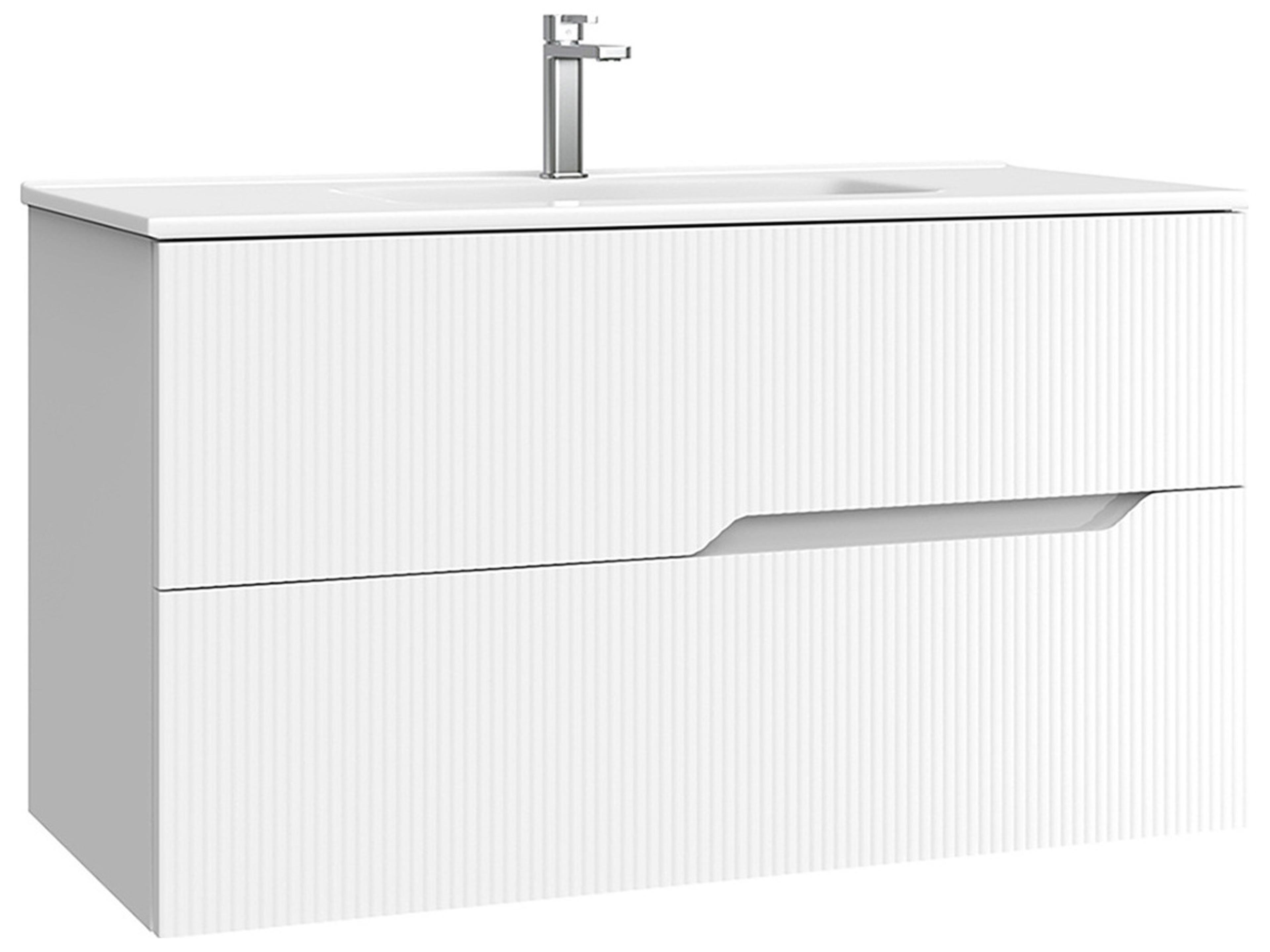 Tulipa Matte White Vanity