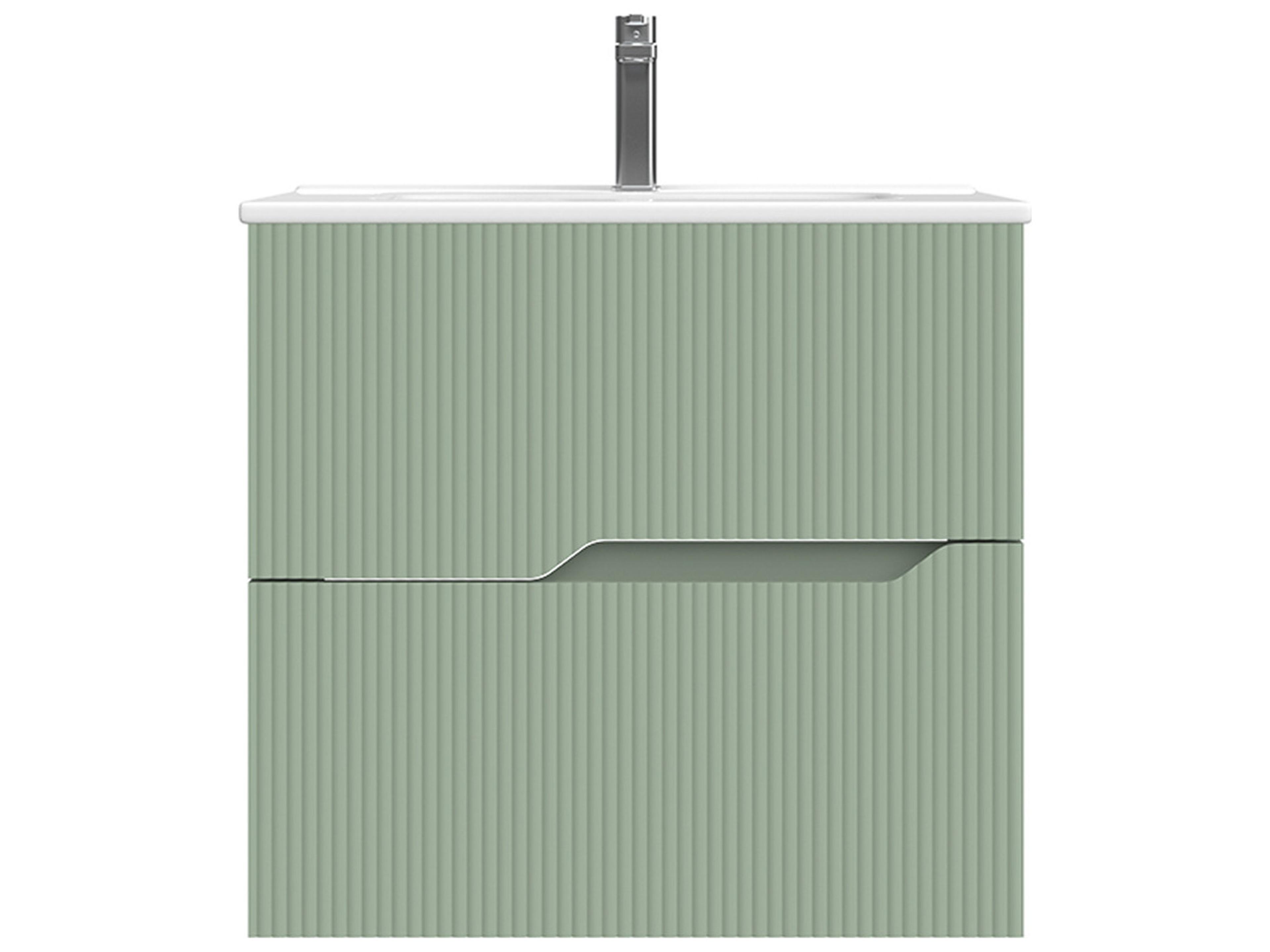 WS Bath Collections Tulipa Matte Leaf Vanity