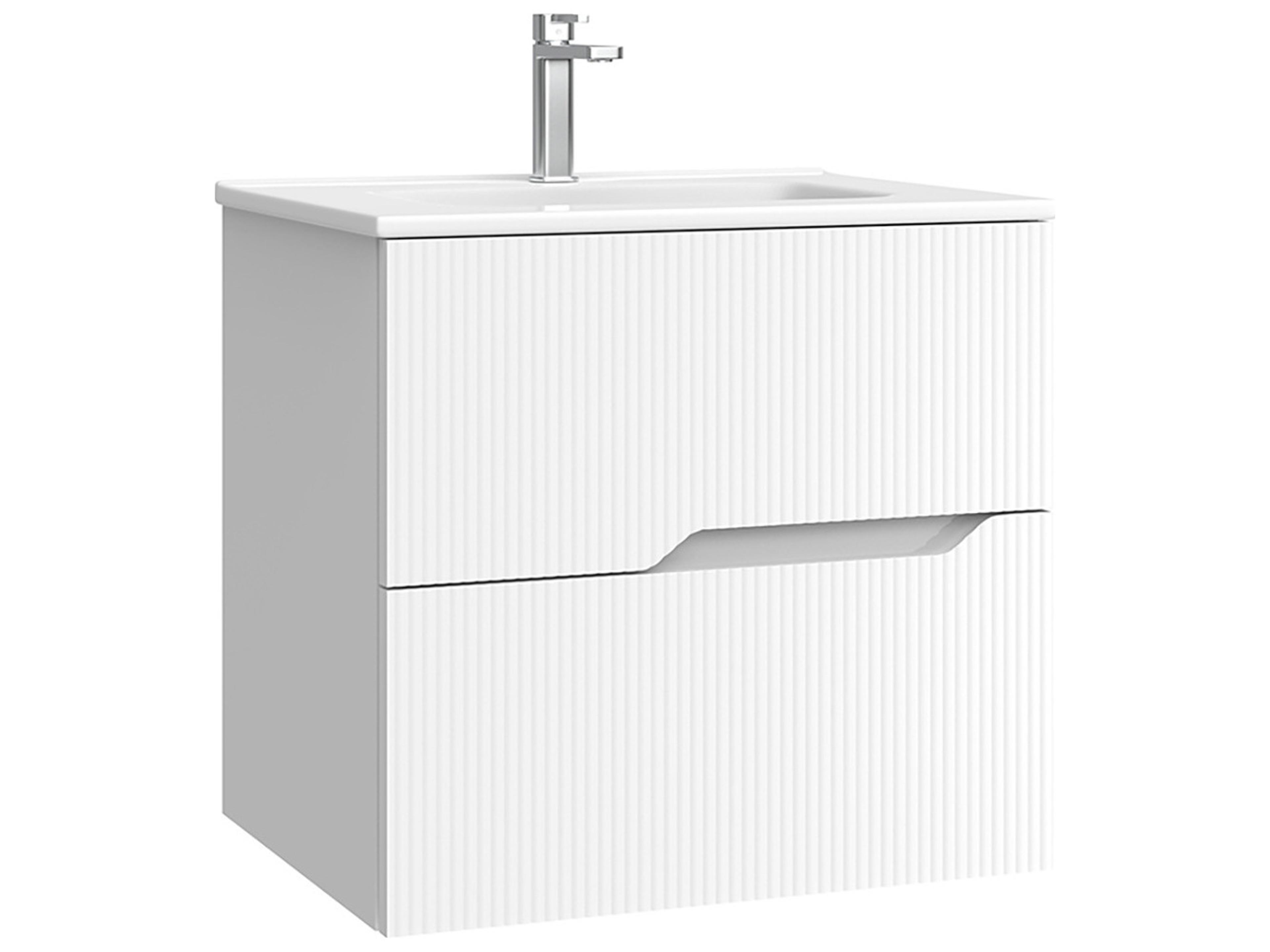 Tulipa Matte White Vanity