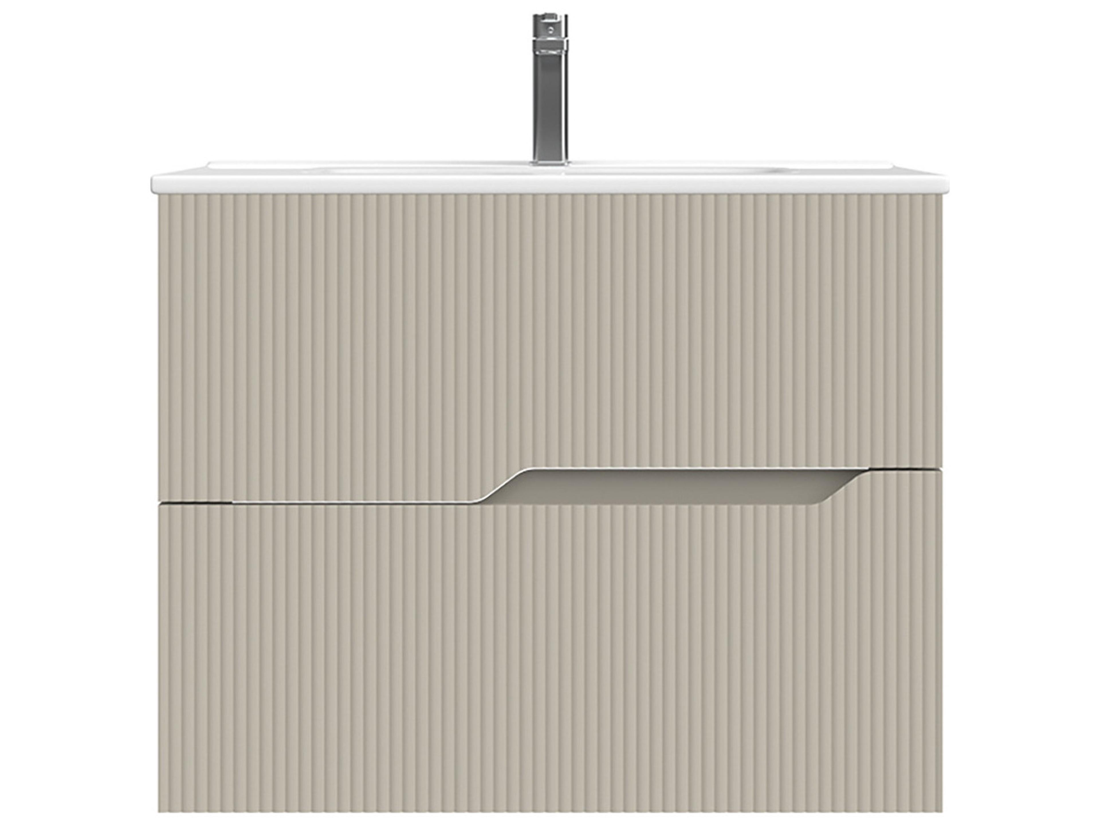 WS Bath Collections Tulipa Matte Mink Vanity