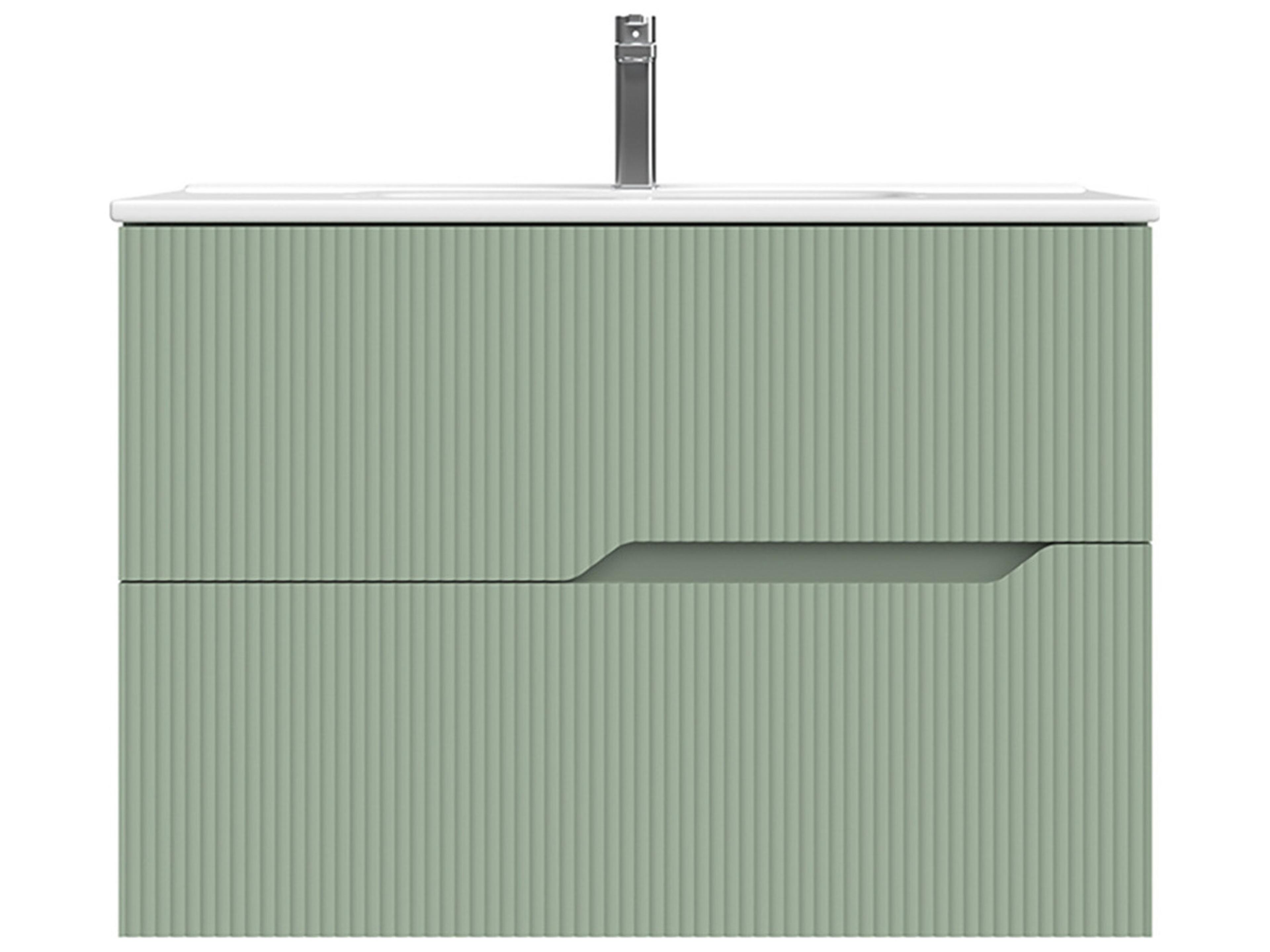WS Bath Collections Tulipa Matte Leaf Vanity