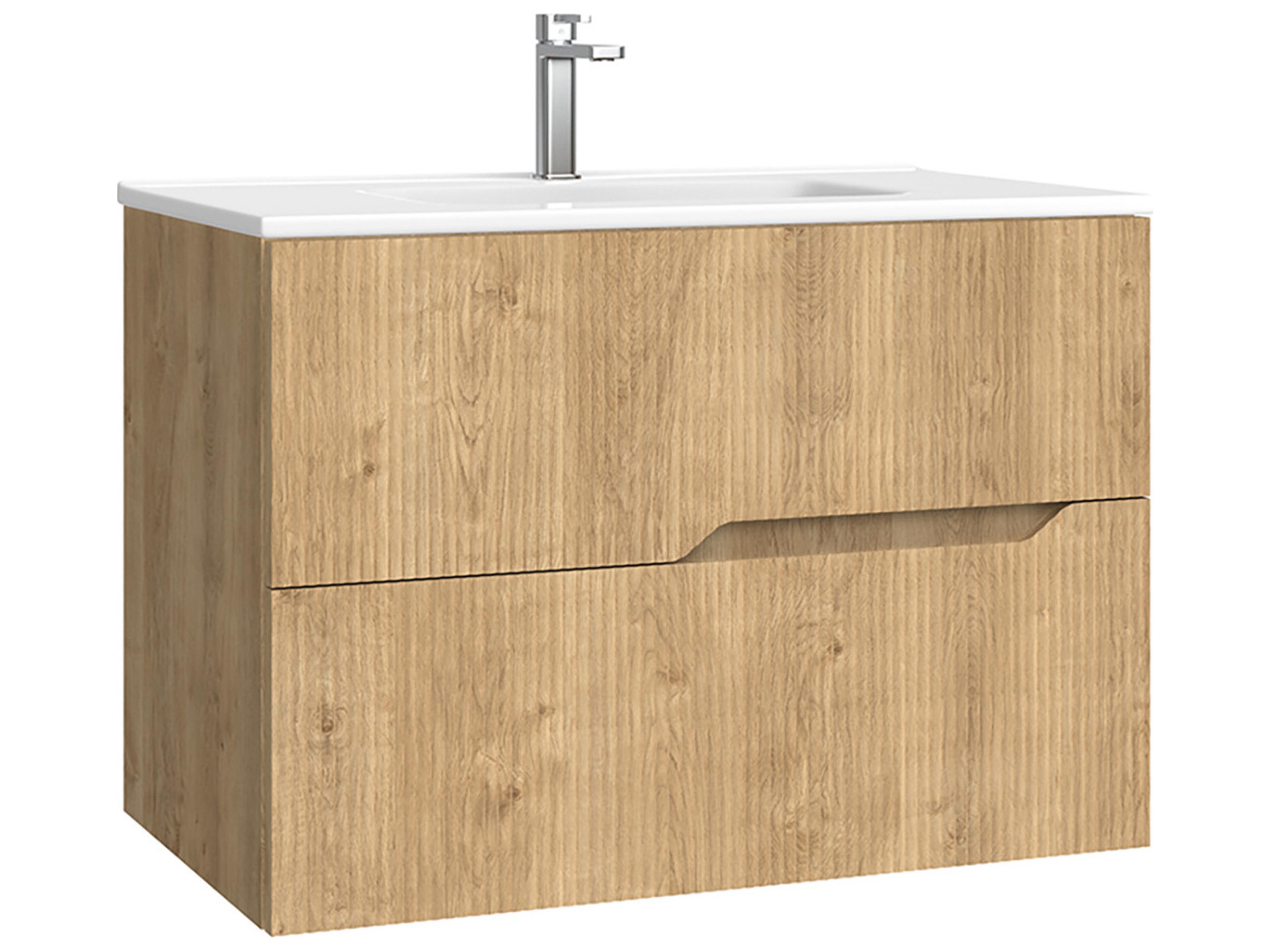 Tulipa Natural Oak Vanity