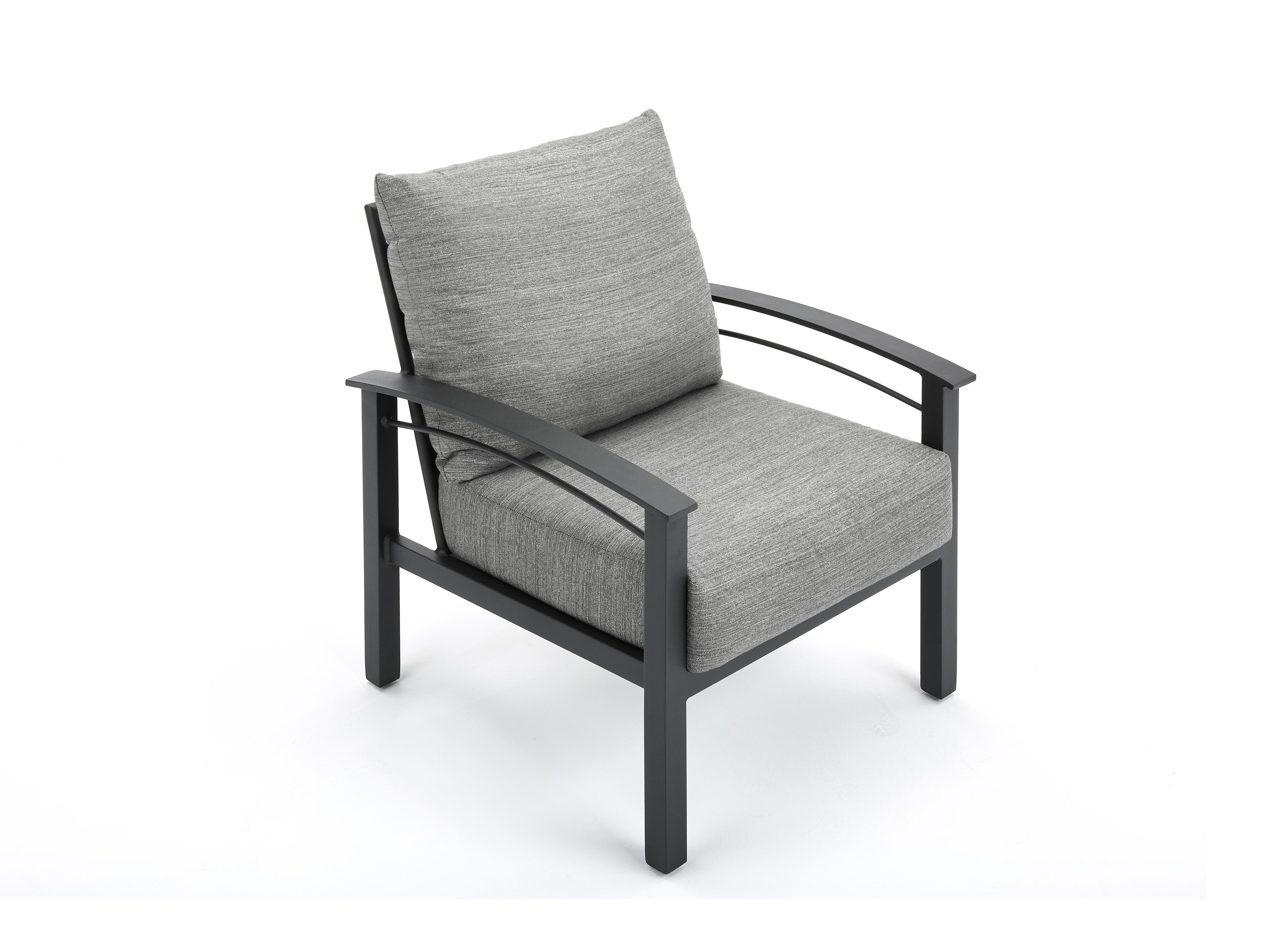 Winston Stanford Cushion Quick Ship Aluminum Outdoor Lounge Chair