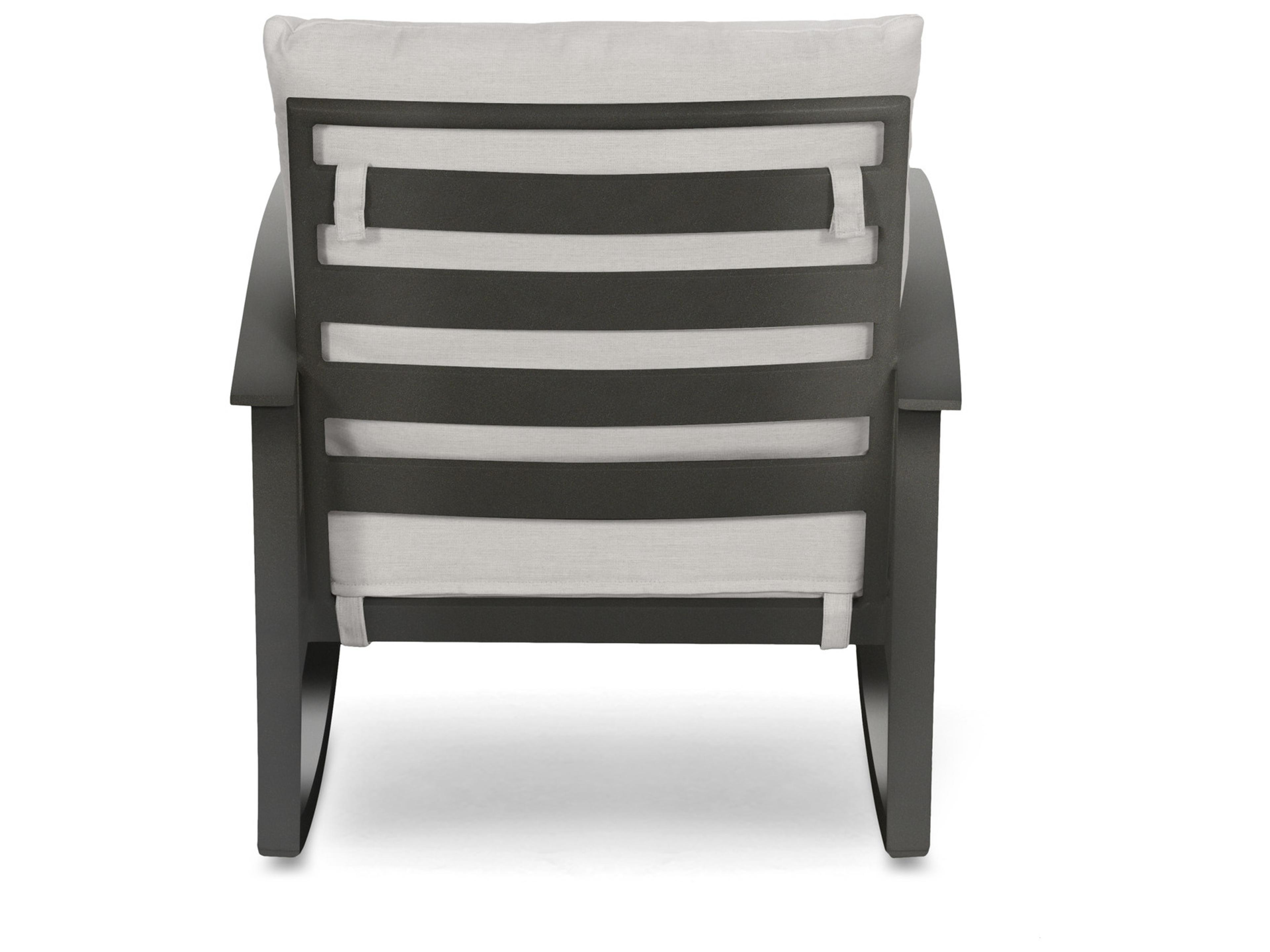 Winston Quick Ship Aluminum Stanford Cushion Rocking Outdoor Lounge Chair