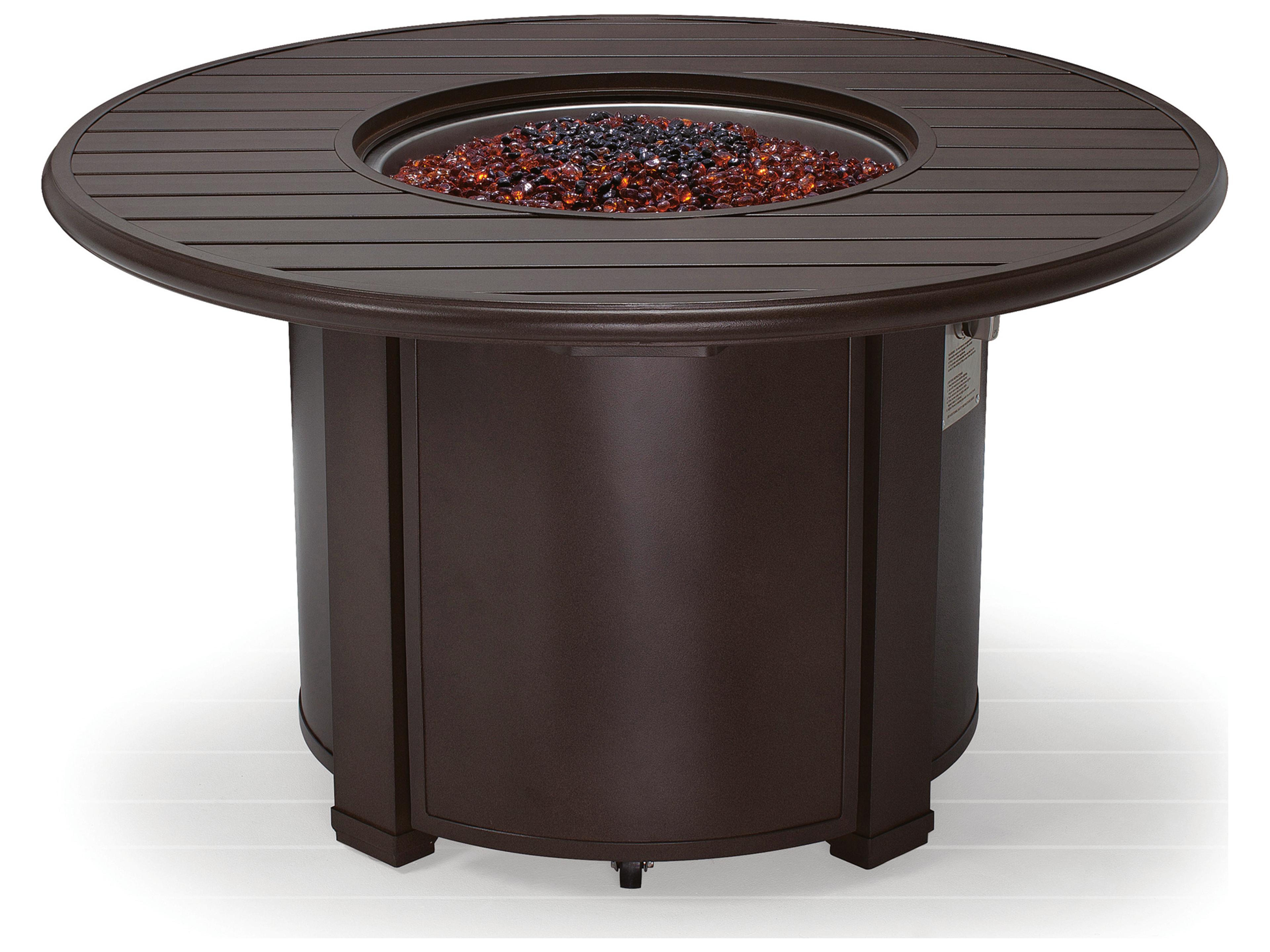 Aluminum Round Fire Pit Table