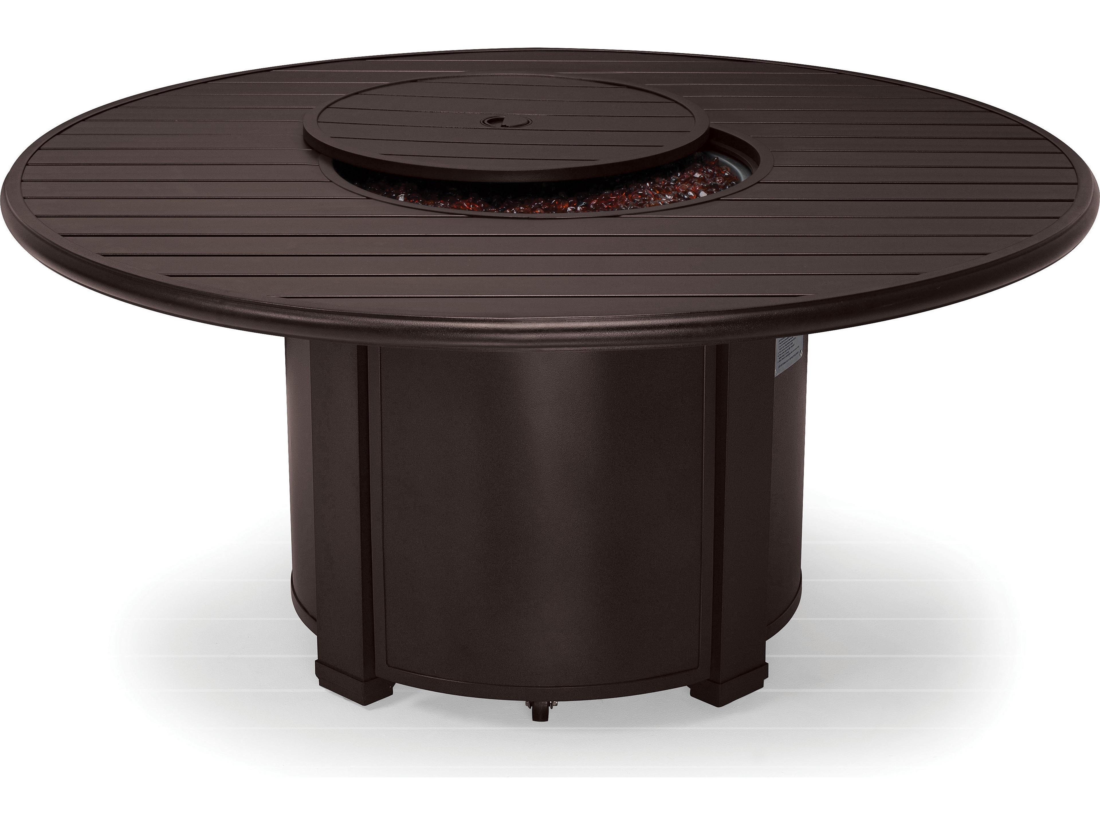Aluminum Round Fire Pit Table