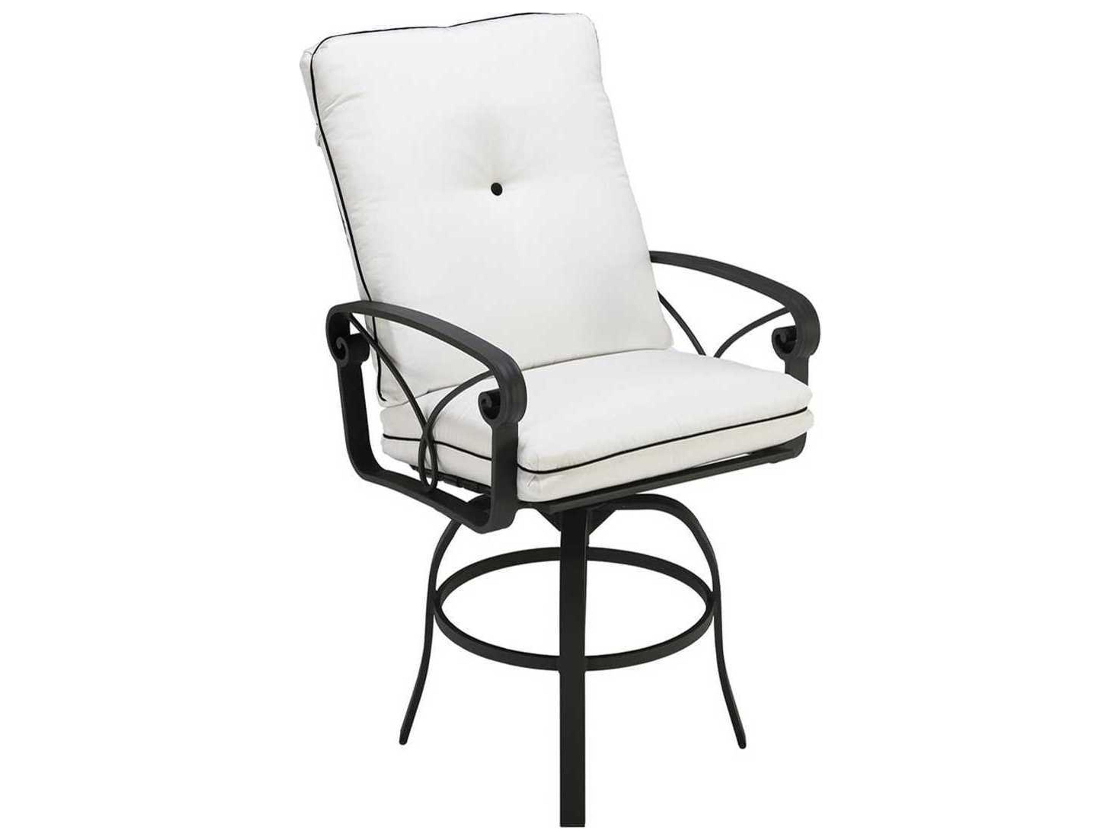 Palazzo Cushion Aluminum Swivel Outdoor Patio Bar Stool