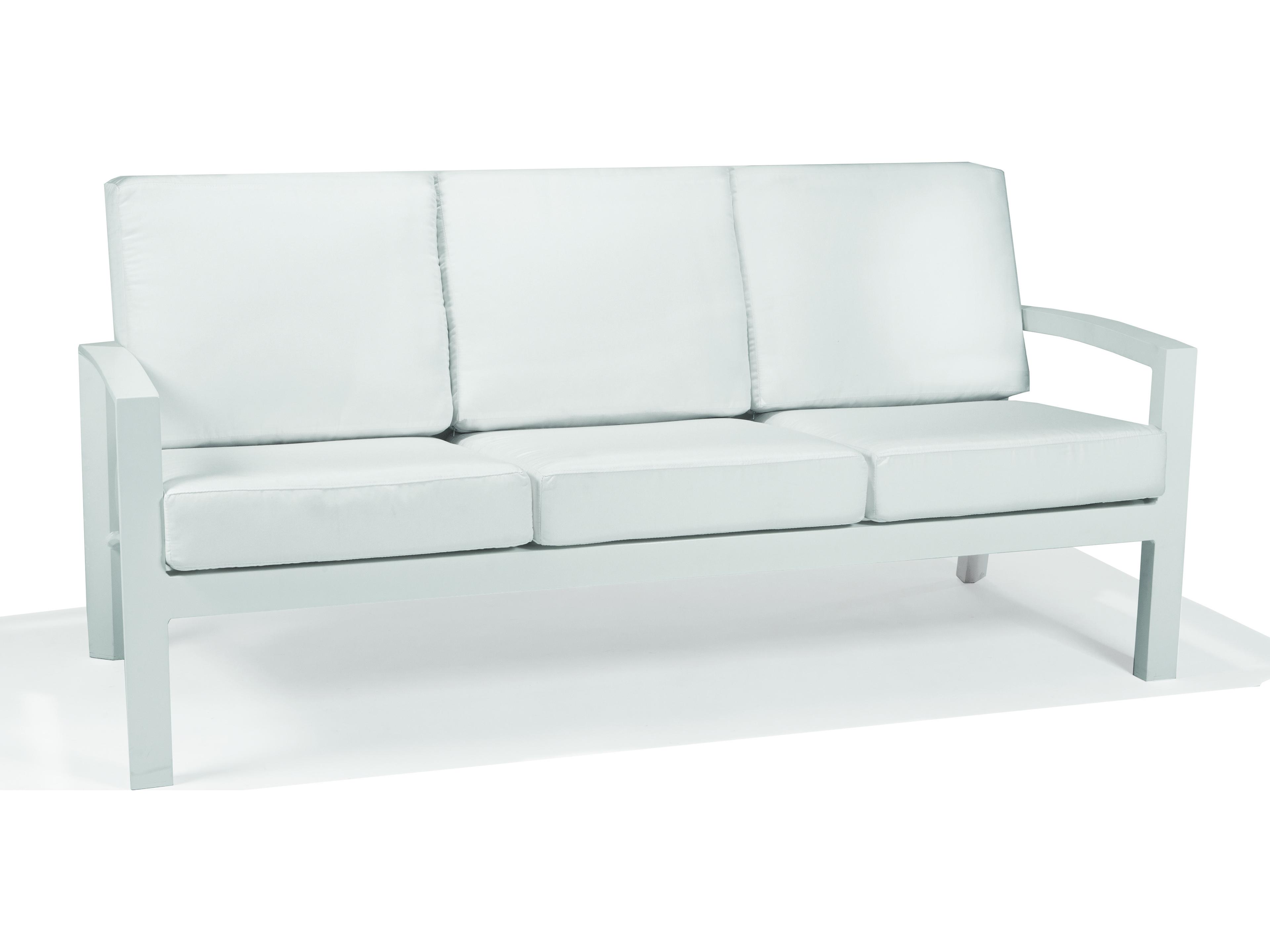 Whitlock Cushion Deep Seating Sofa Modern Aluminum