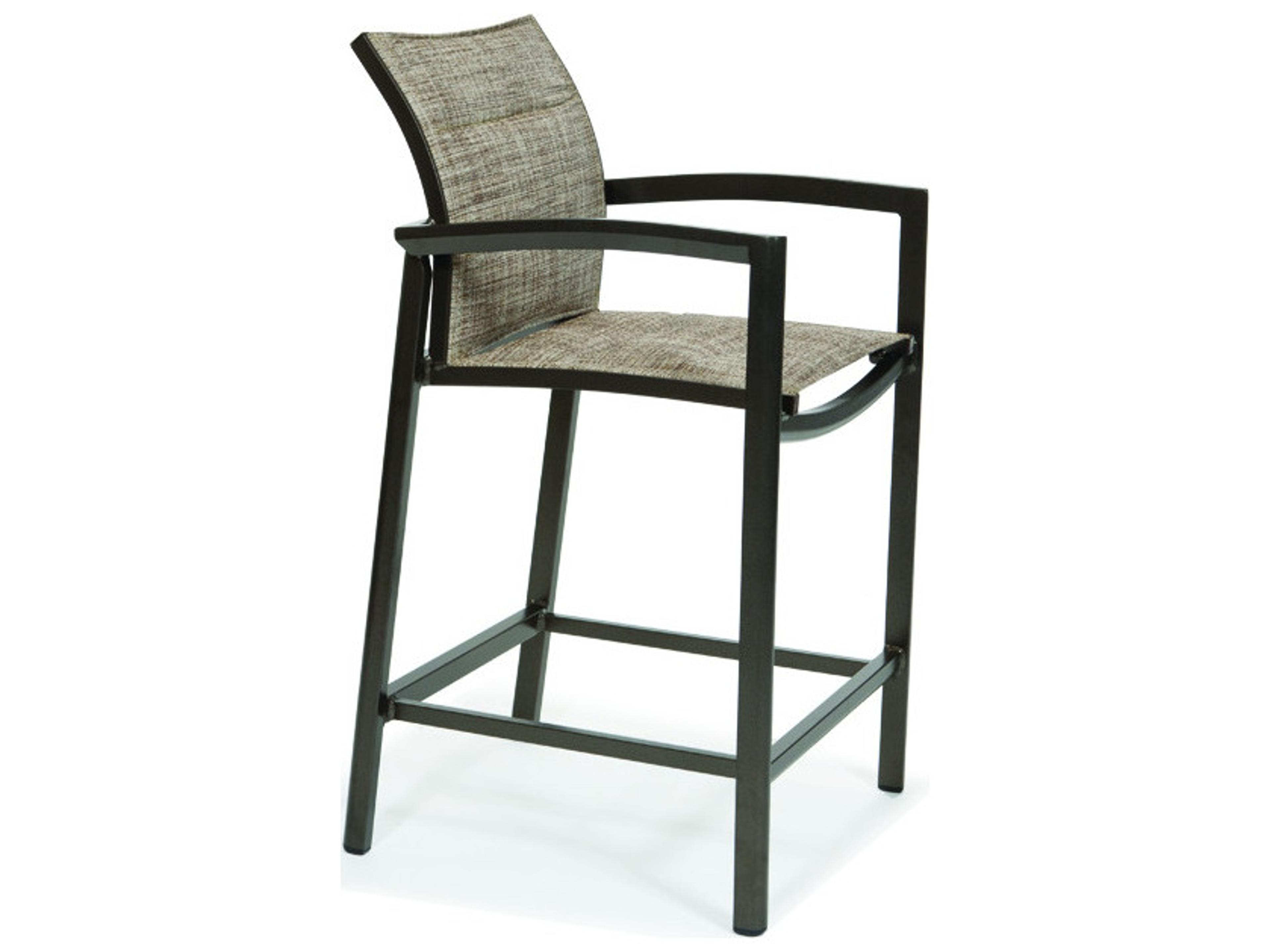 Whitlock Padded Sling Aluminum Bar Stool