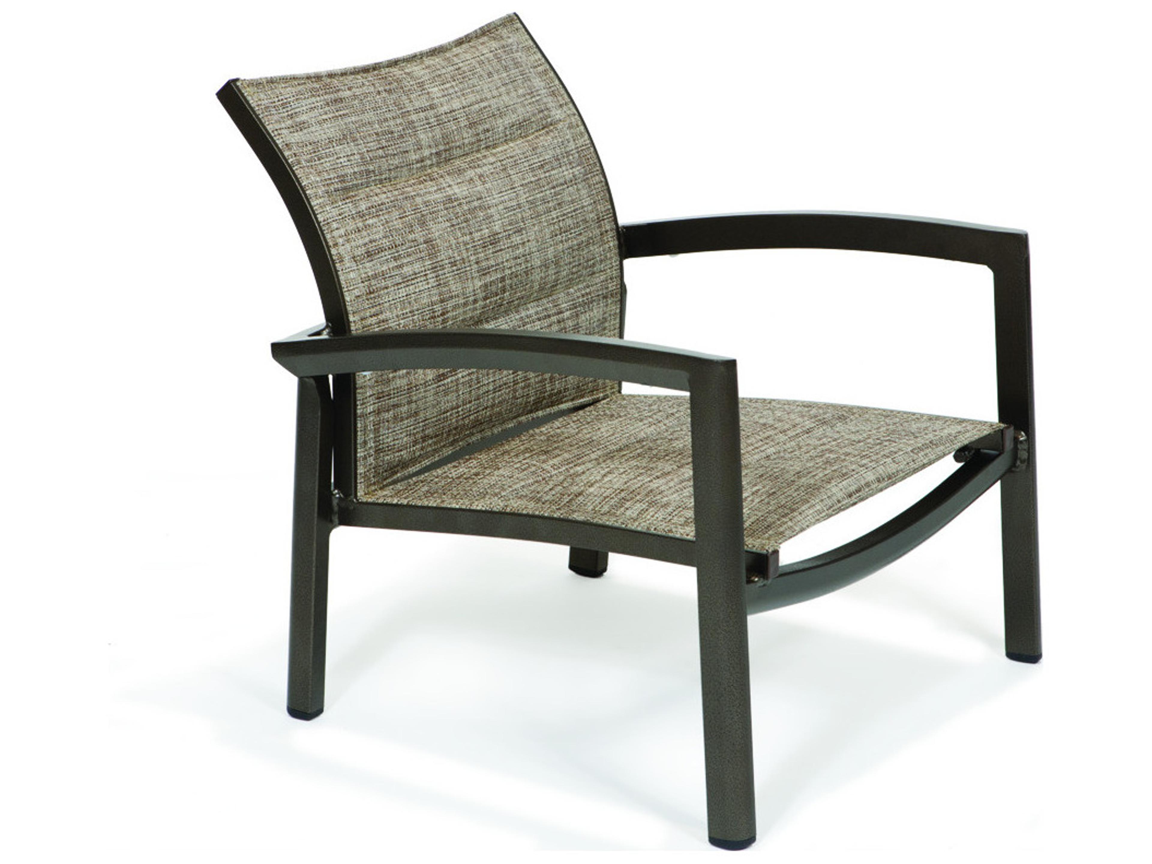 Whitlock Padded Sling Aluminum Spa Chair Modern Outdoor