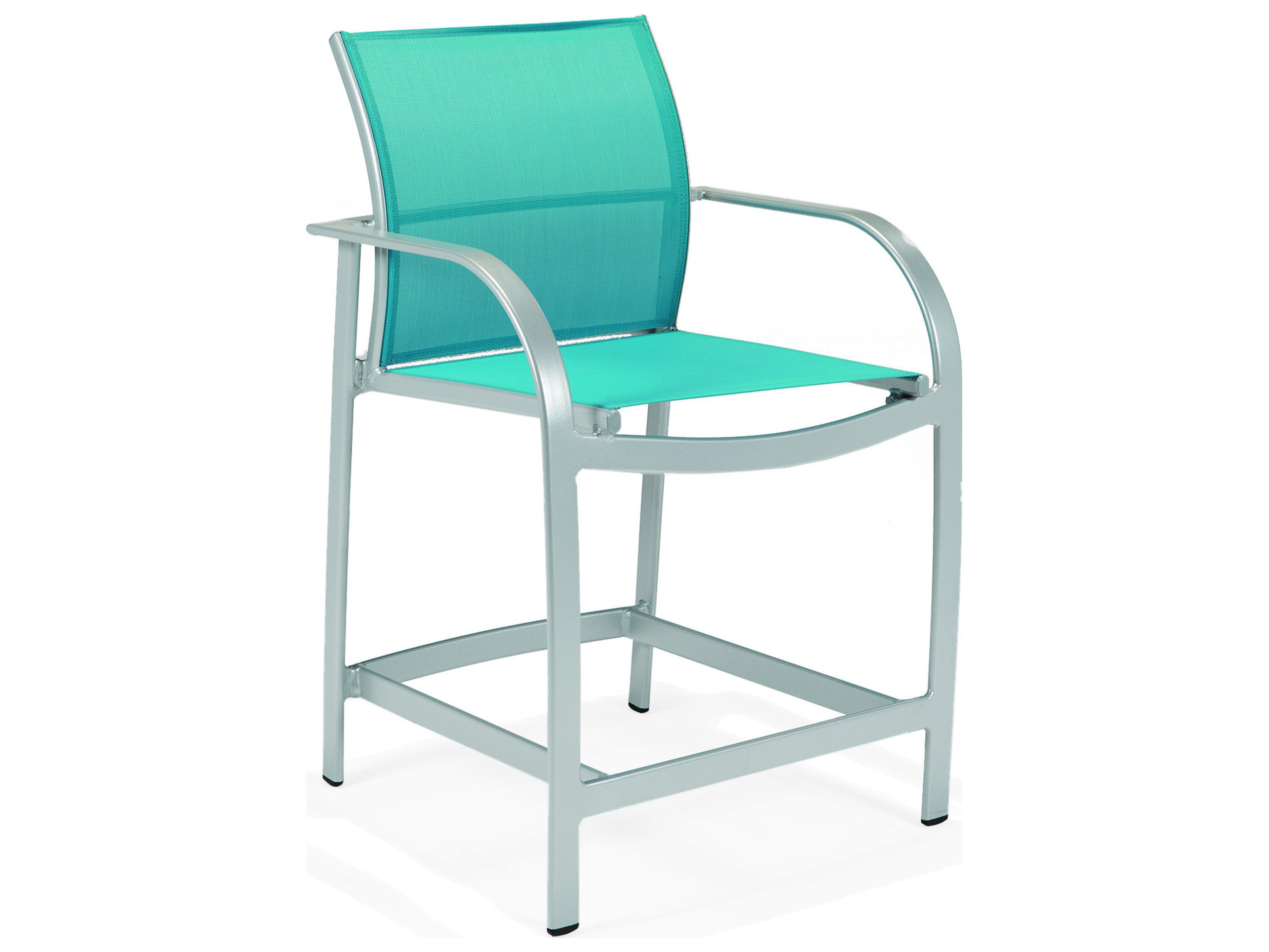 Winston Coral Reef Sling Aluminum Counter Stool