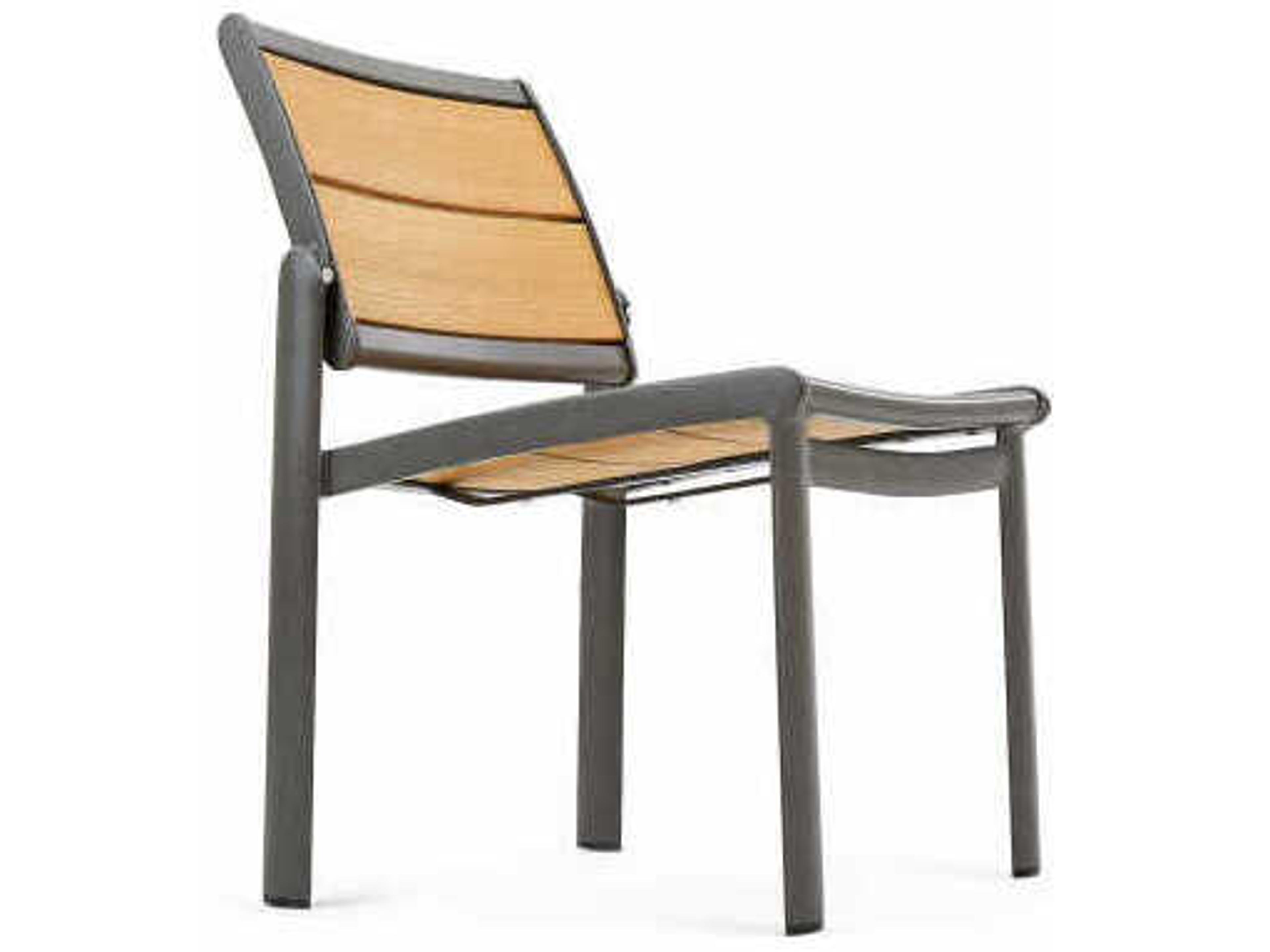 Winston Harper Aluminum Stackable Outdoor Dining Side Chair