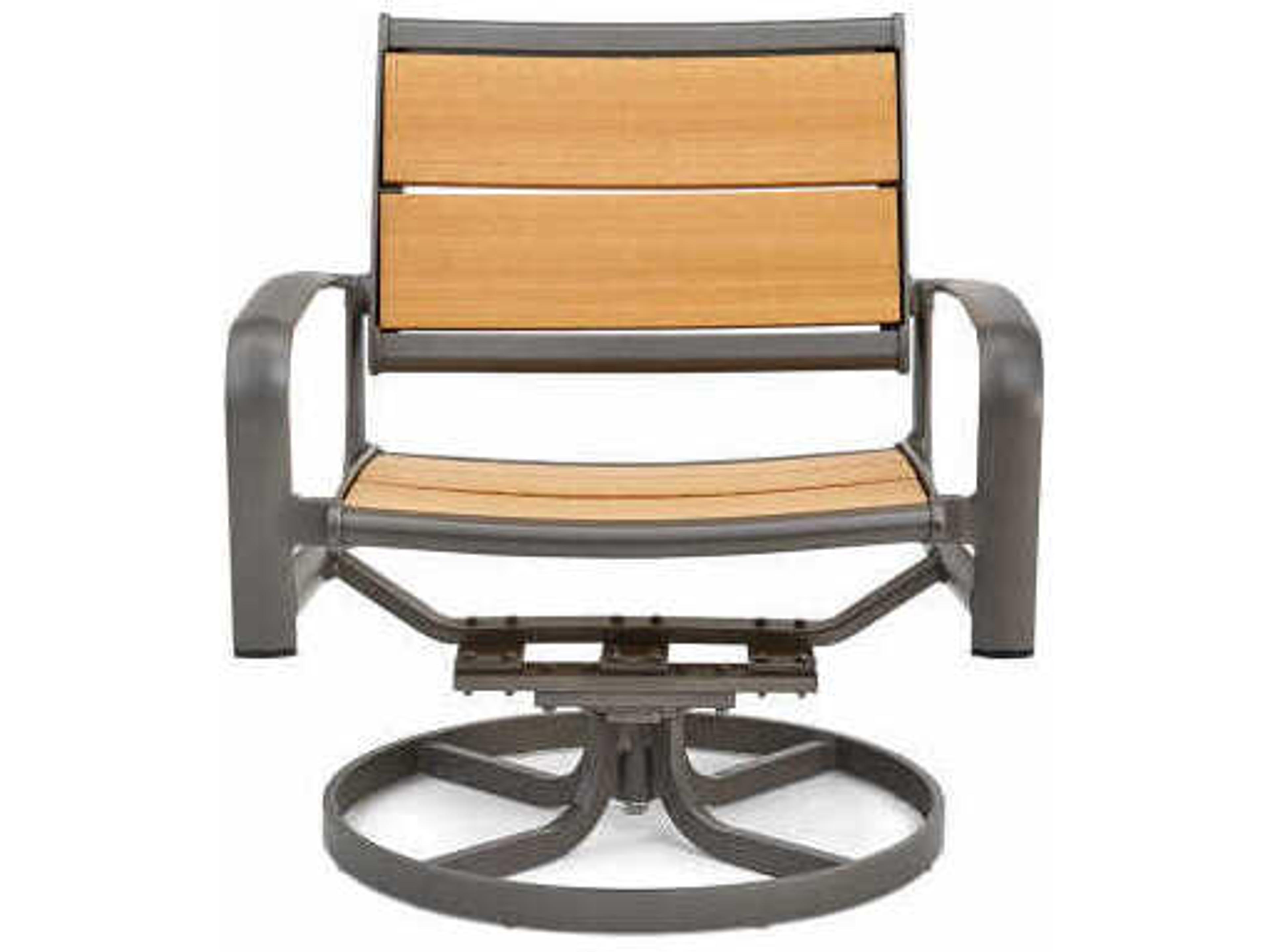 Winston Harper Aluminum Swivel Rocker Outdoor Patio Lounge Chair