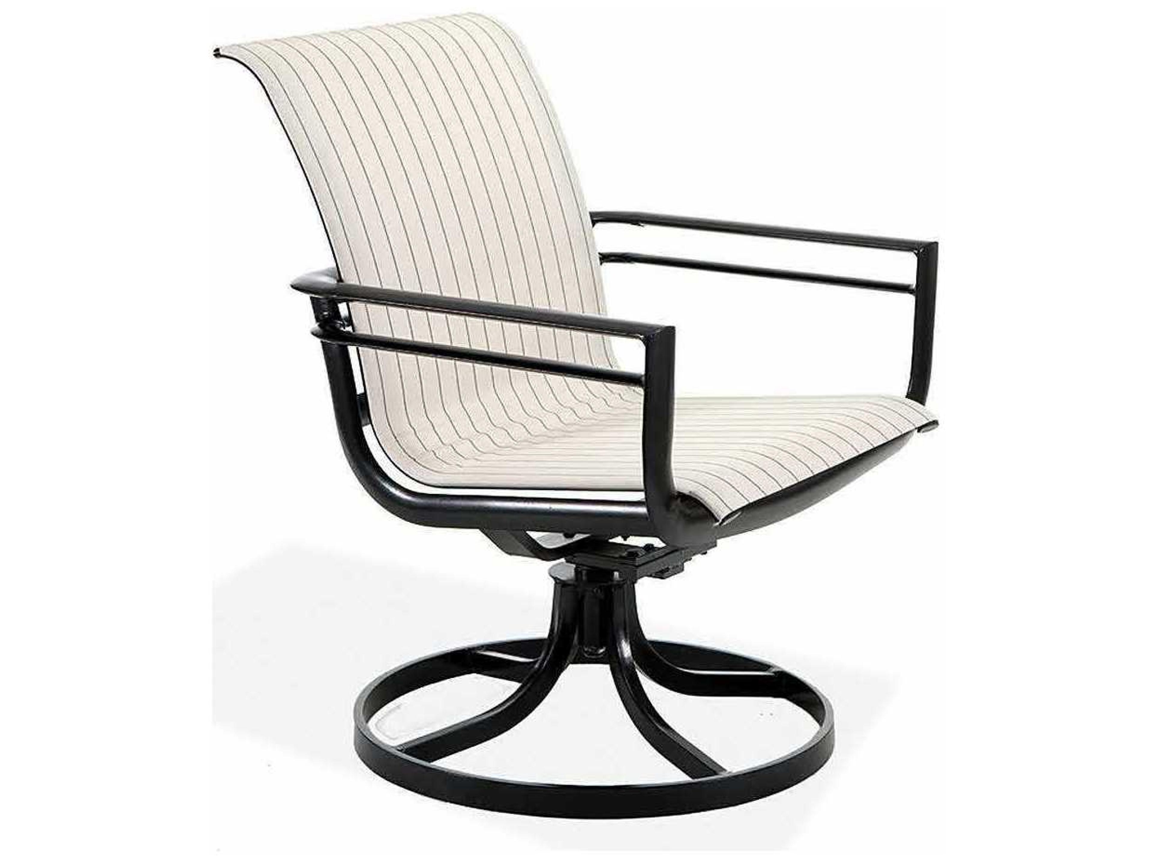 Southern Cay Sling Swivel Tilt Dining Chair Outdoor