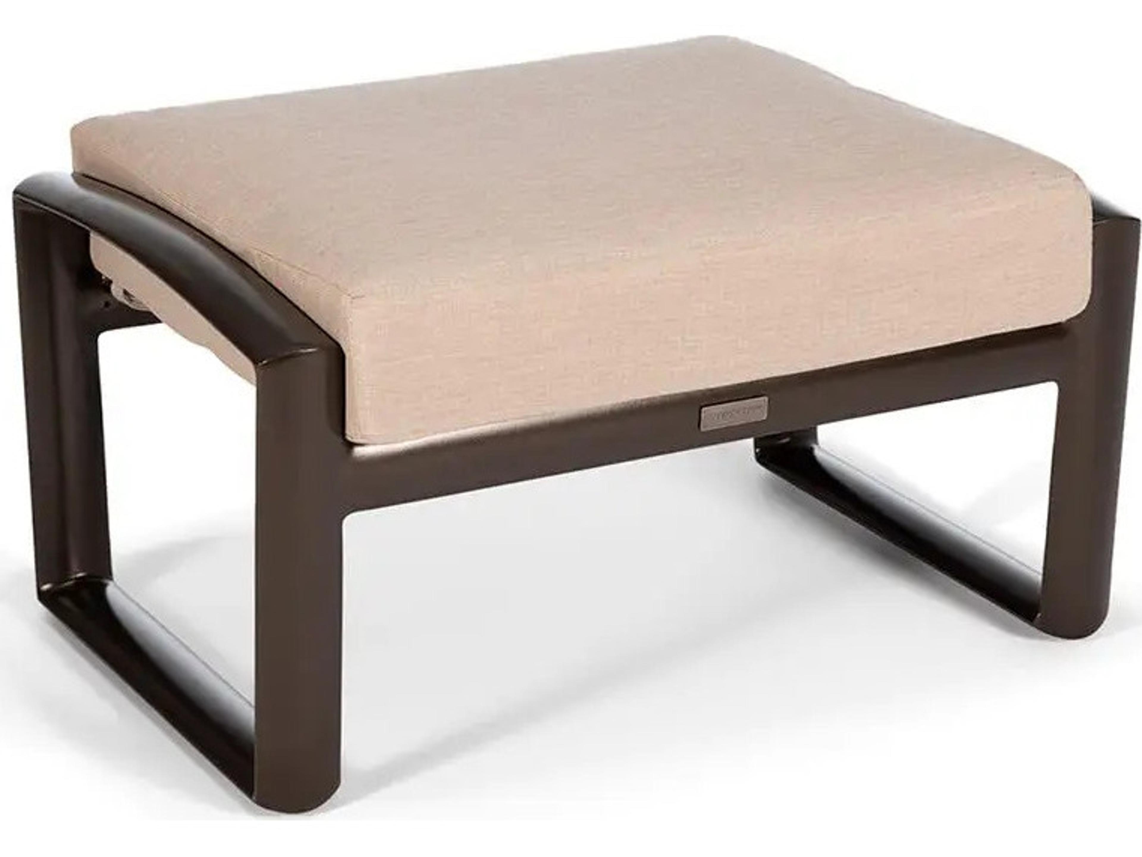 Icon Cushion Deep Seating Aluminum Ottoman