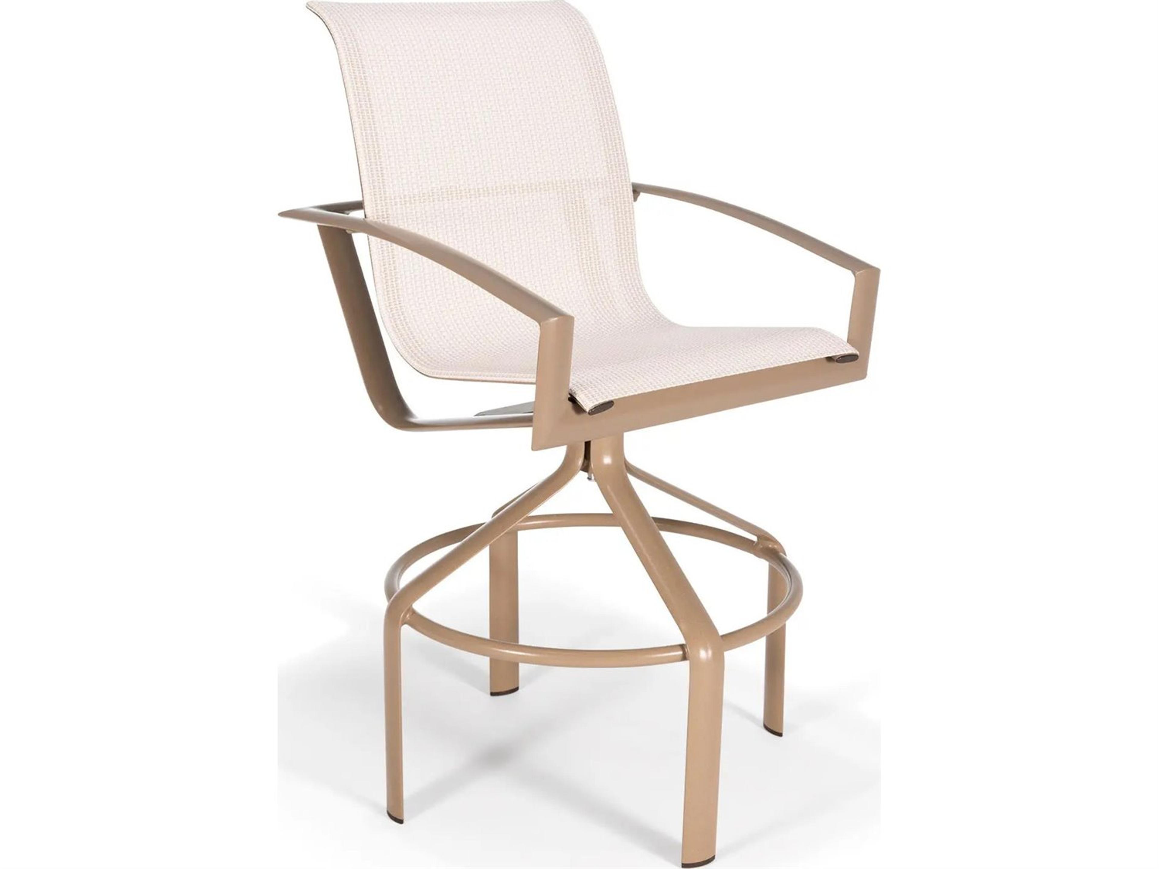 Icon Sling Aluminum High Back Swivel Bar Stool