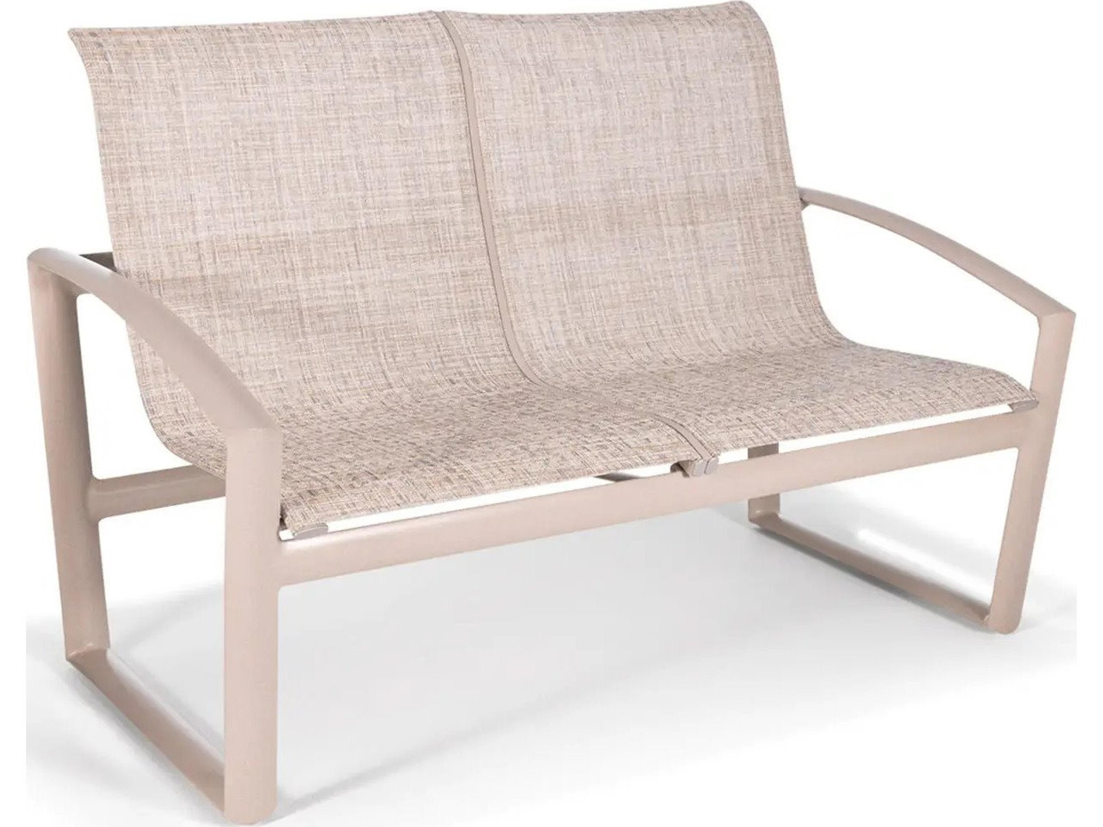 Icon Sling Aluminum High Back Loveseat