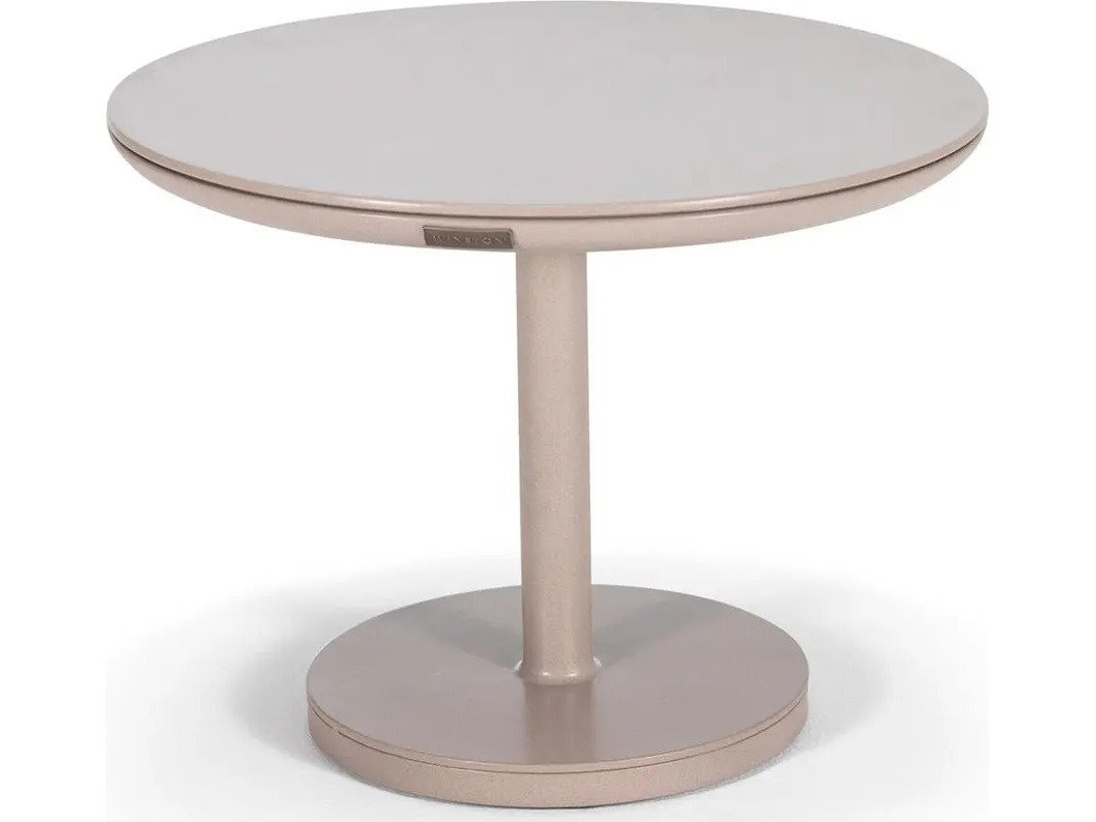 Icon Aluminum 24" Round Occasional Table