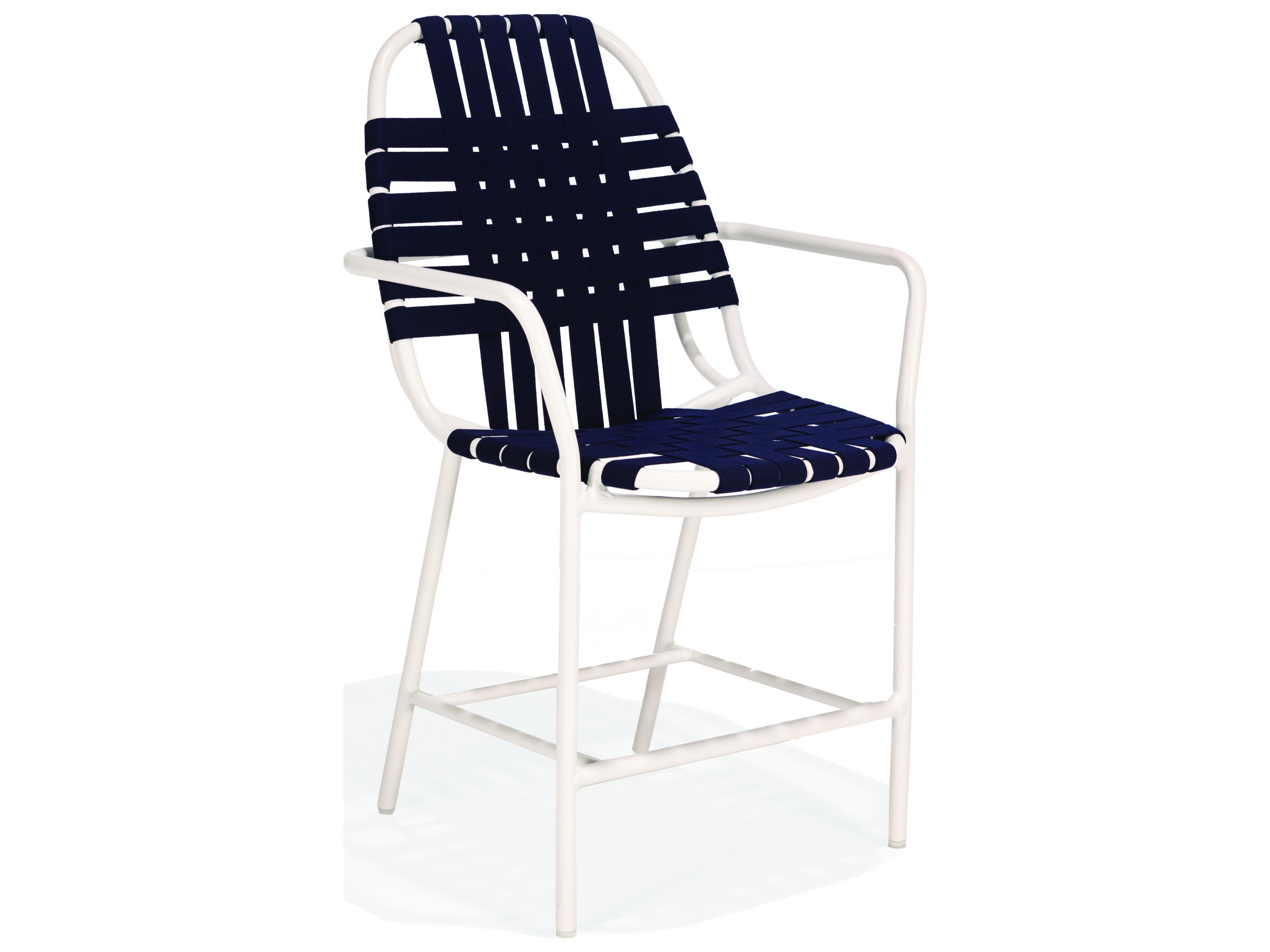 Oceans Aluminum Counter Height Stool with Arms