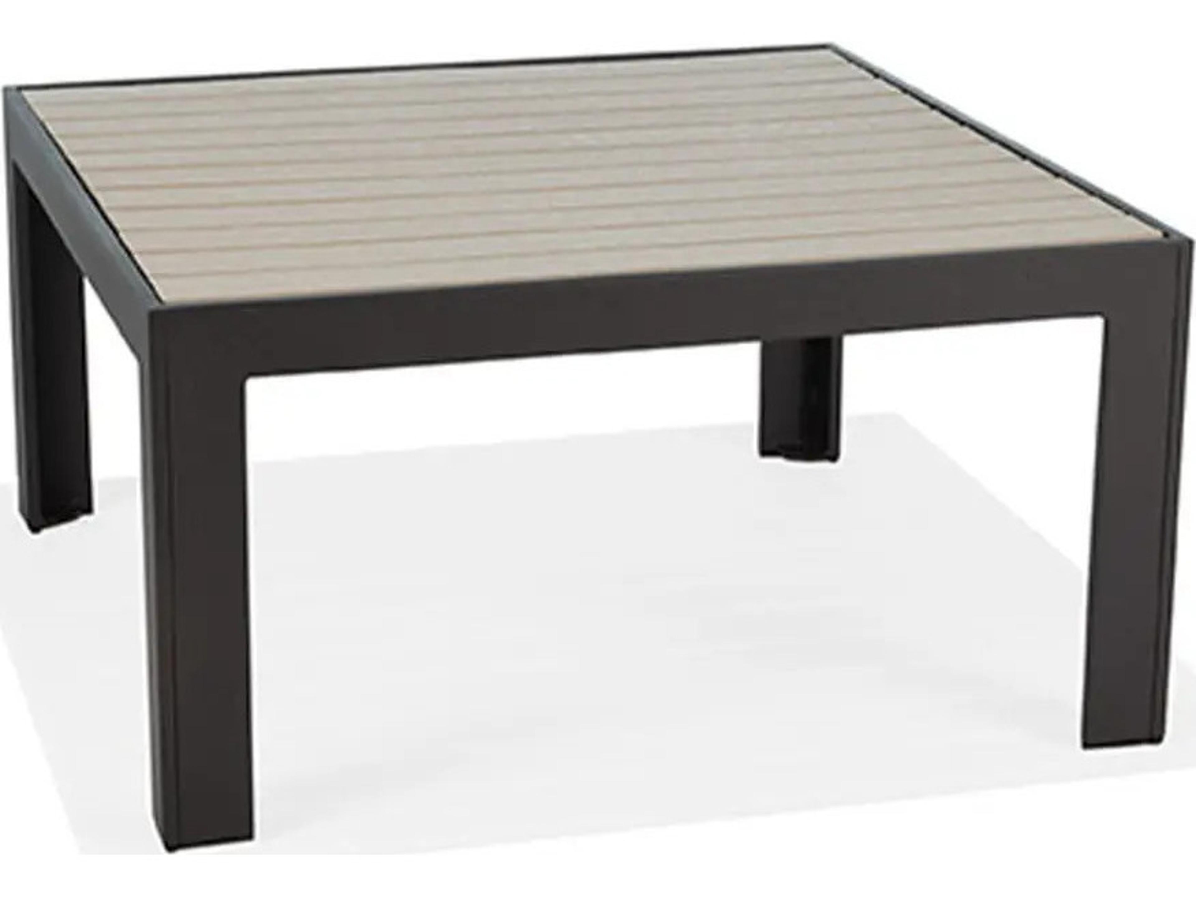 Hamilton Slat HDPE 36" Square Coffee Table