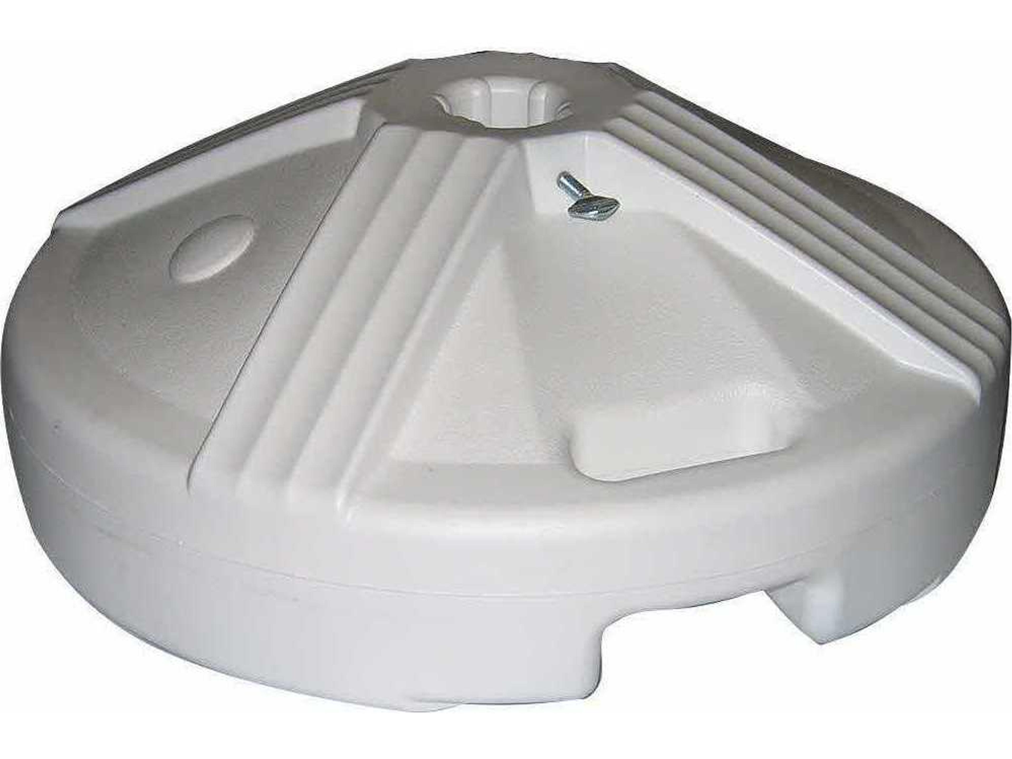 Universal Aluminum White Umbrellas Base