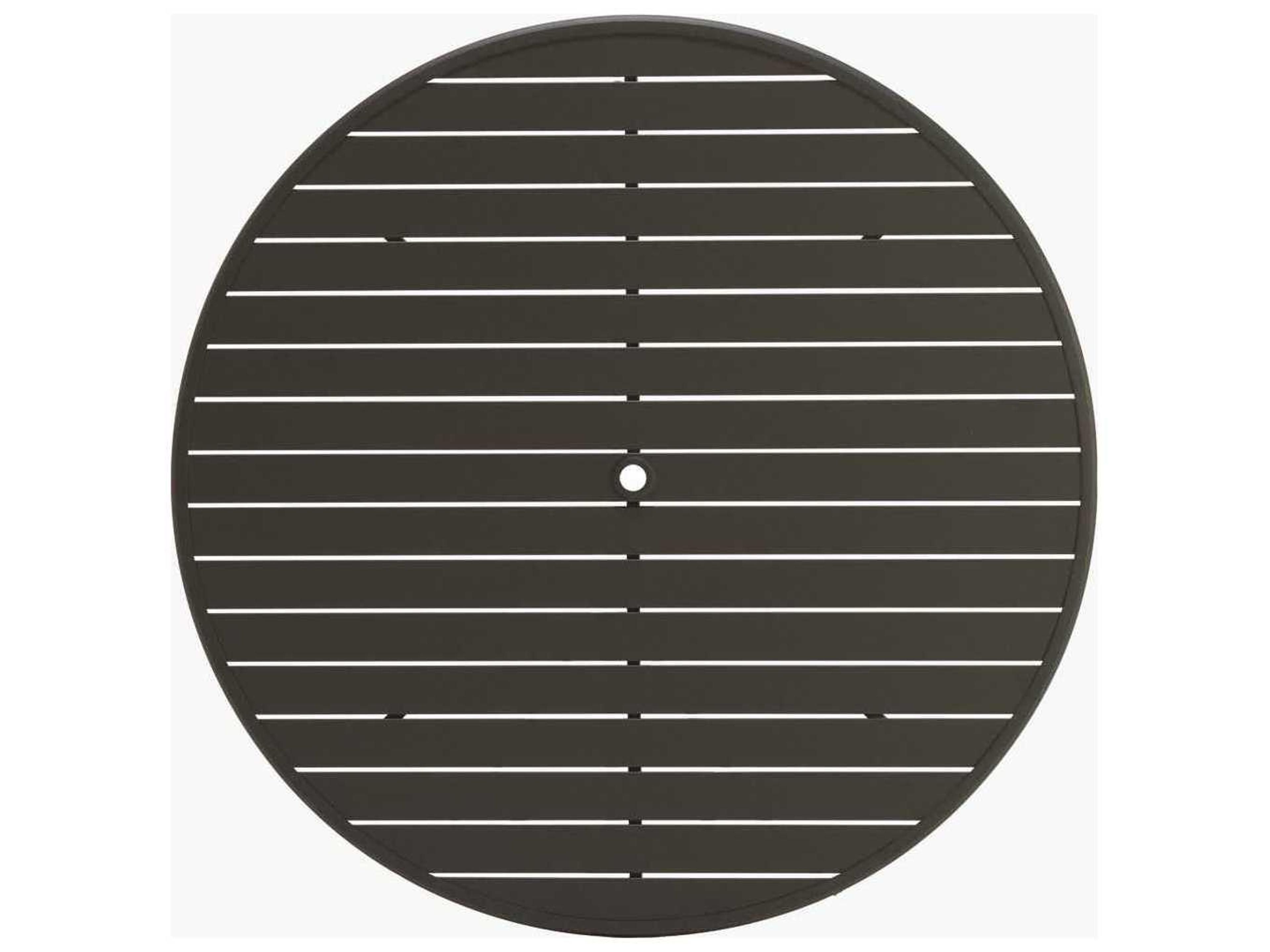 Alternative Slat Round Aluminum Table Top 42-Inch