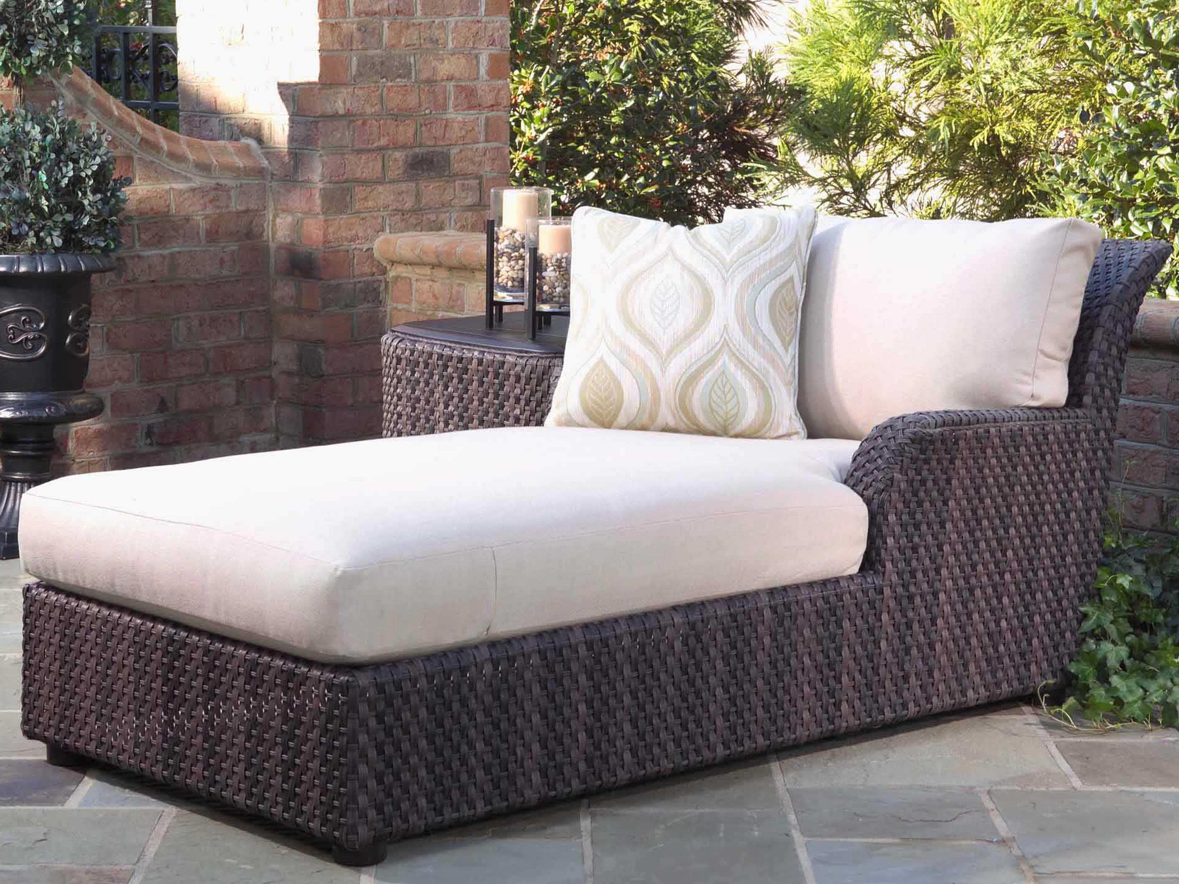 Whitecraft Aruba Wicker Amazon Mahogany Outdoor Lounge Set