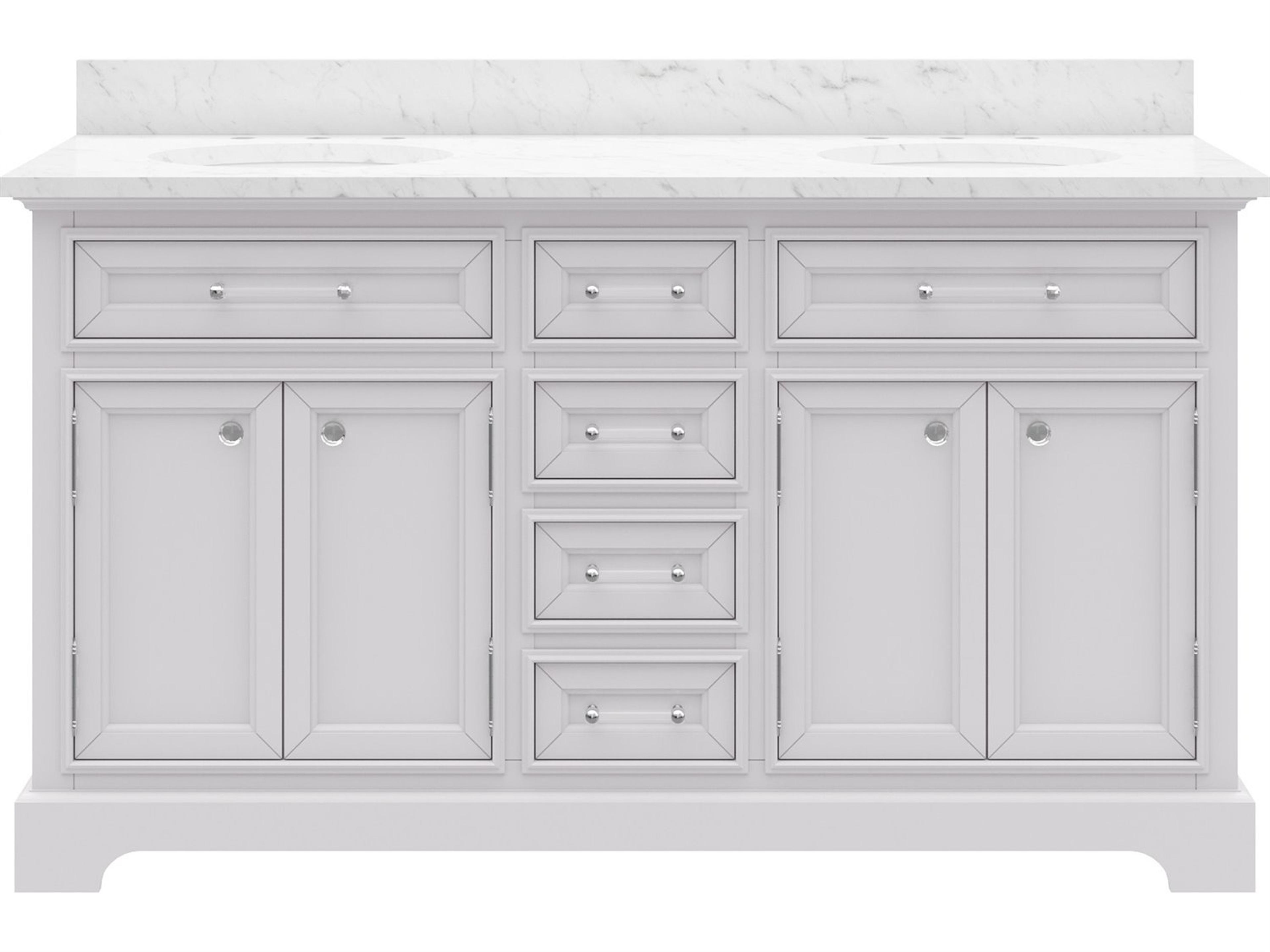 Water Creation Derby Double Sink Bathroom Vanity With Matching Framed Mirrors From The Derby Collection