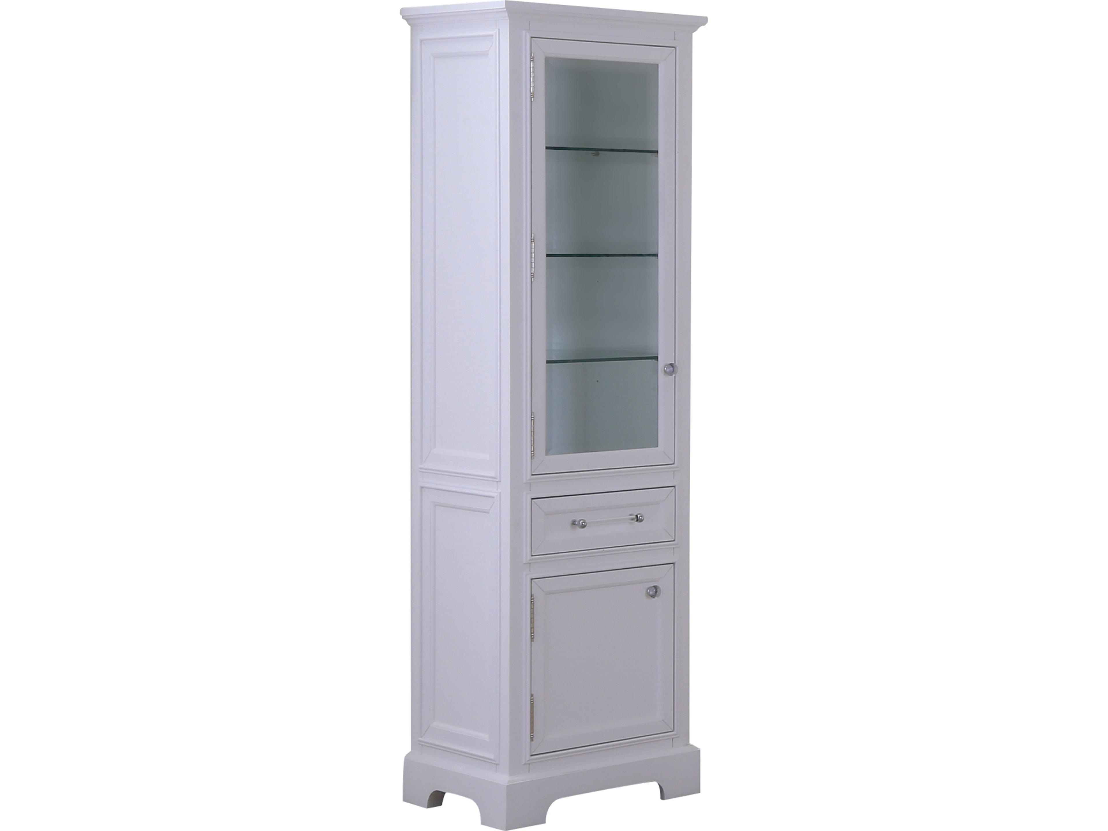 Water Creation Derby Linen Cabinet In Pure White