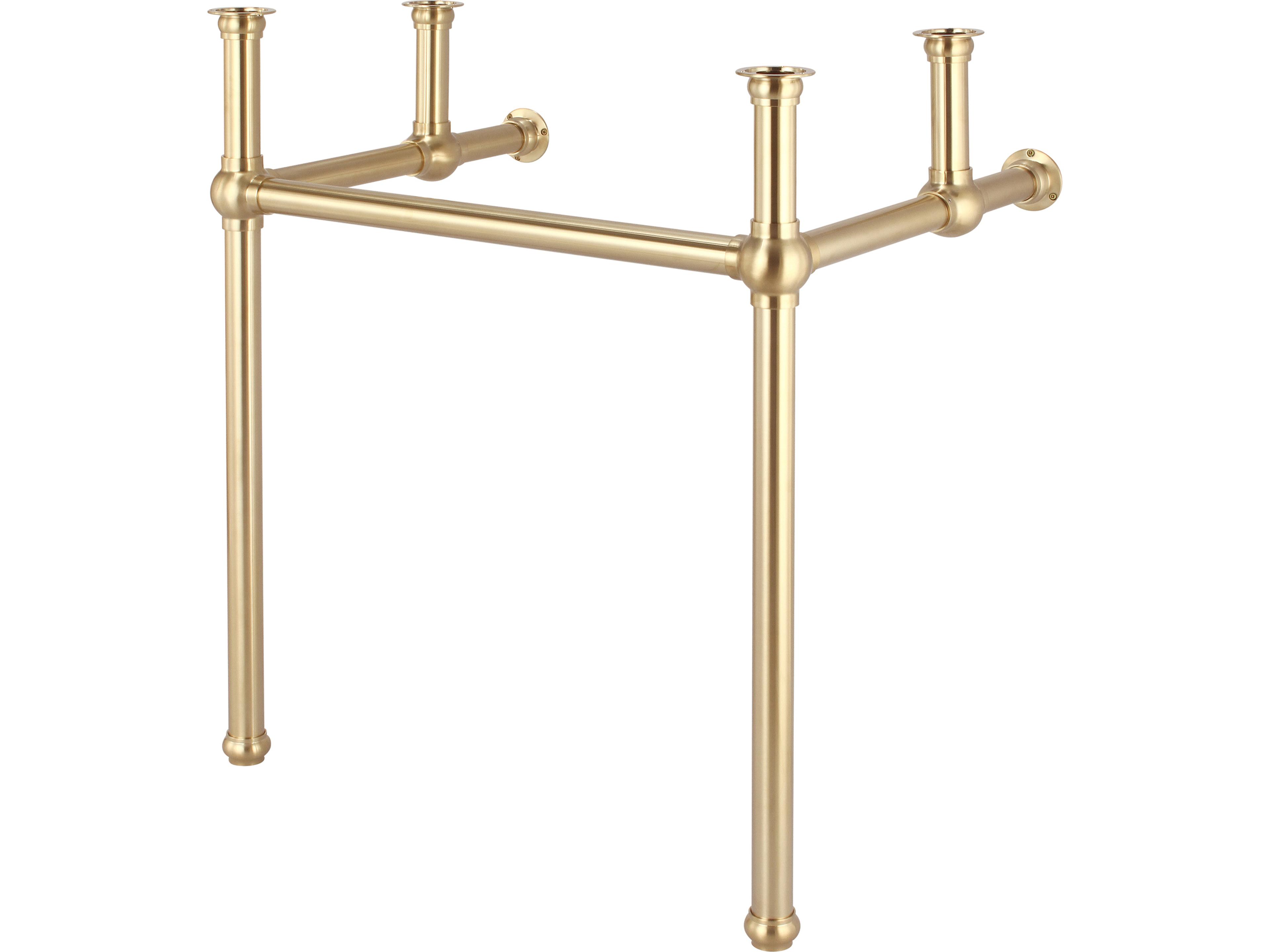 Embassy Single Wash Stand Only in Satin Gold Finish