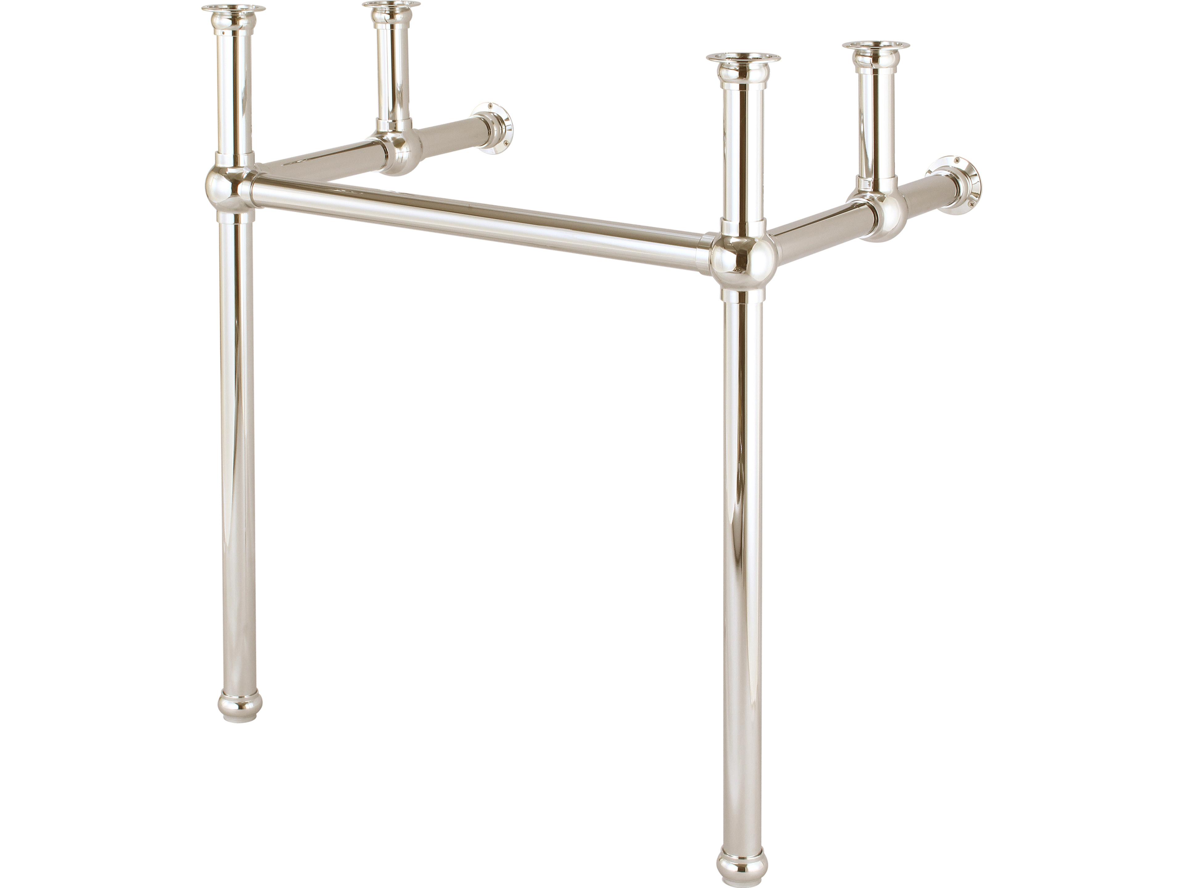 Water Creation Embassy Single Wash Stand and P-Trap in Polished Nickel