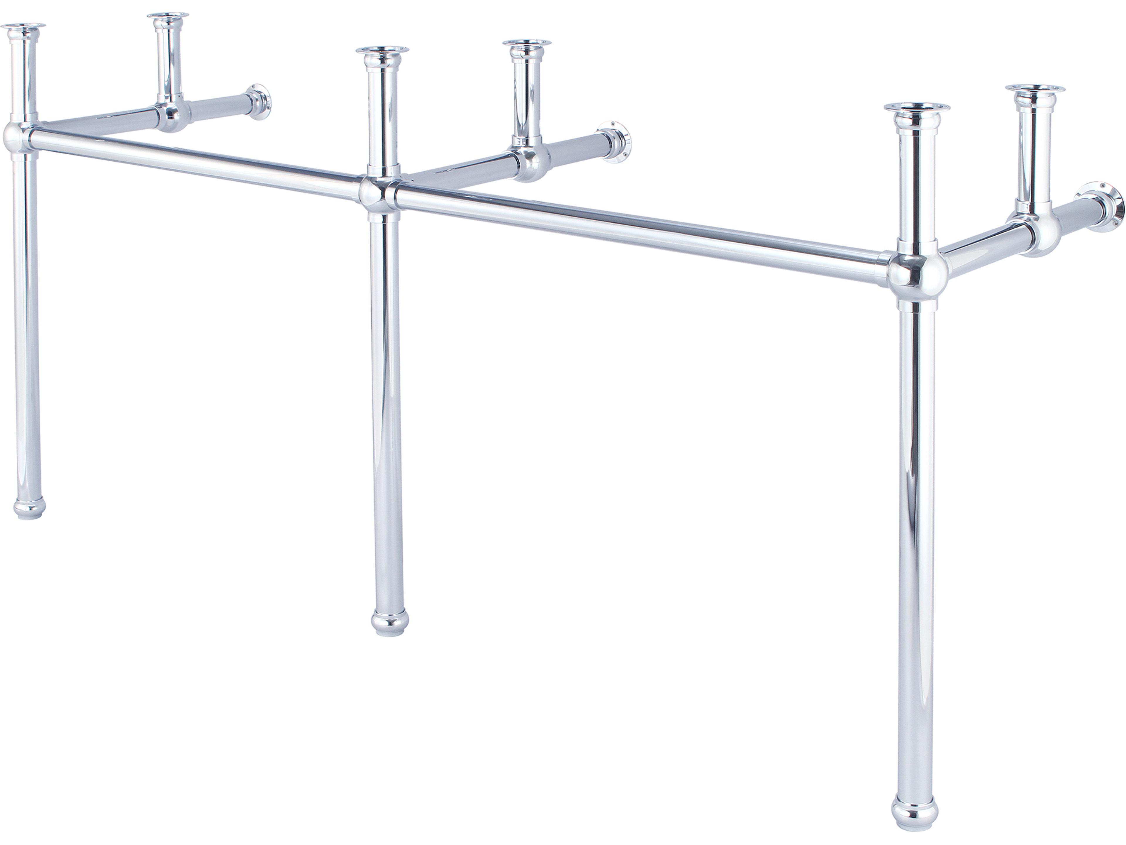 Embassy Double Wash Stand and P-Trap in Chrome Finish