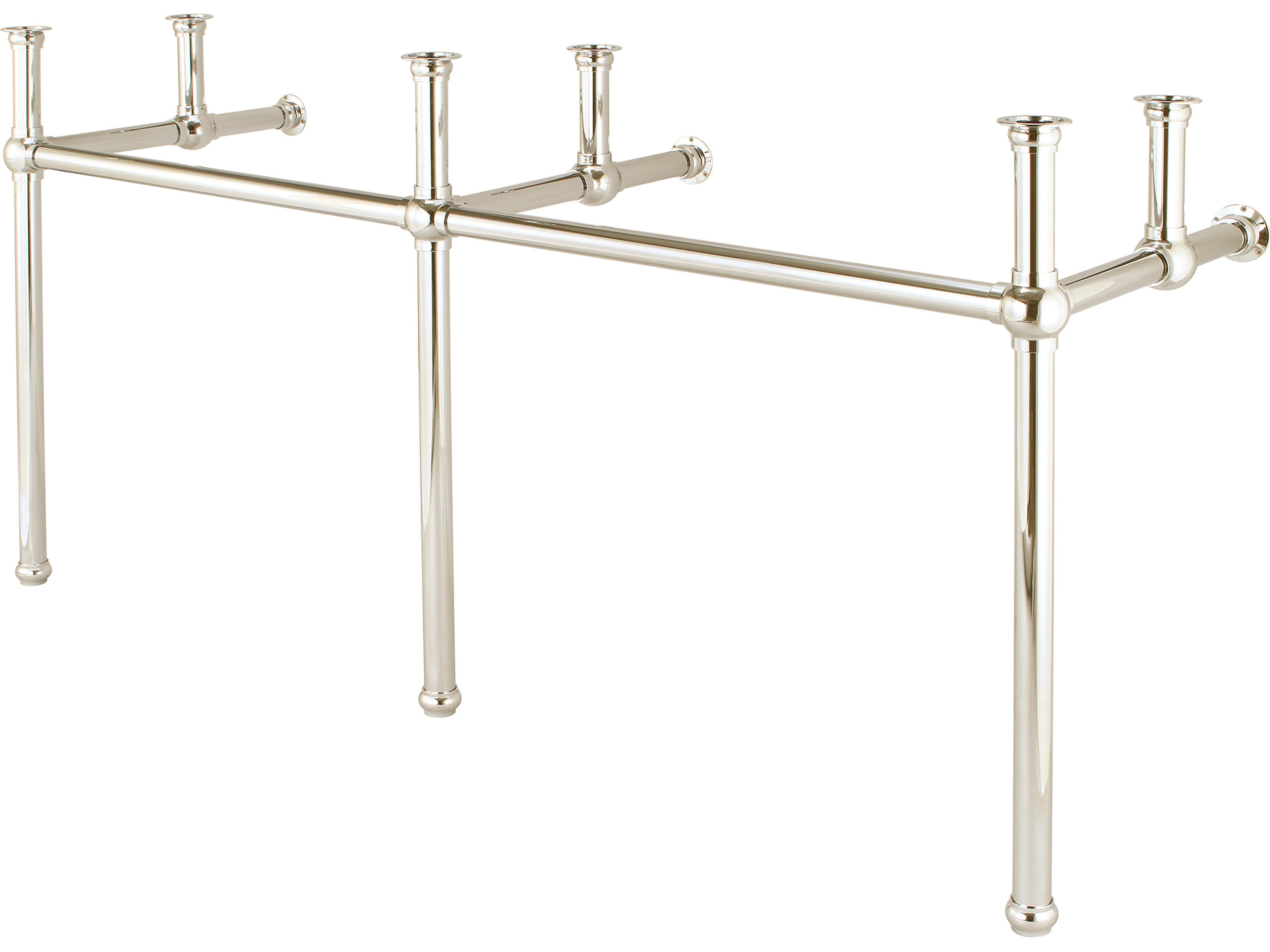 Embassy Double Wash Stand and P-Trap in Polished Nickel Finish