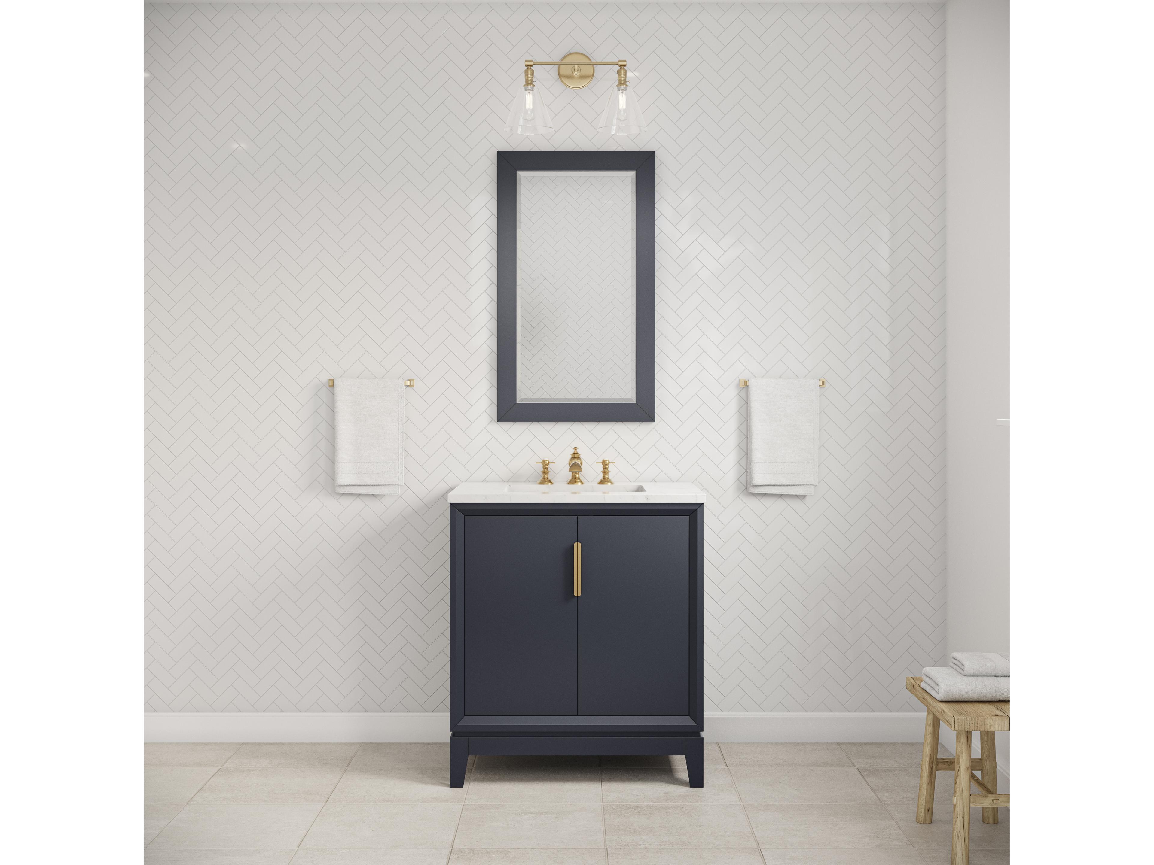 Water Creation Elizabeth Satin Gold Vanity
