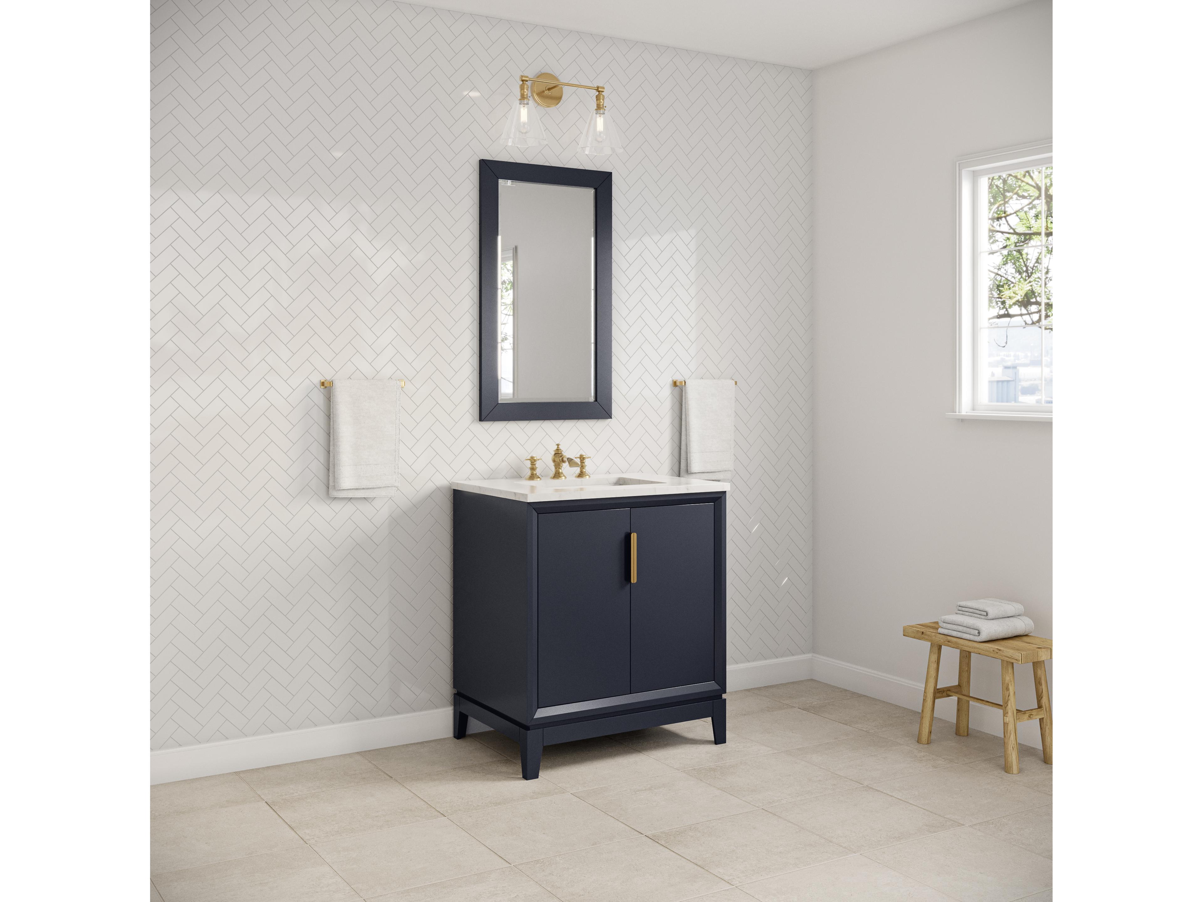 Water Creation Elizabeth Satin Gold Vanity