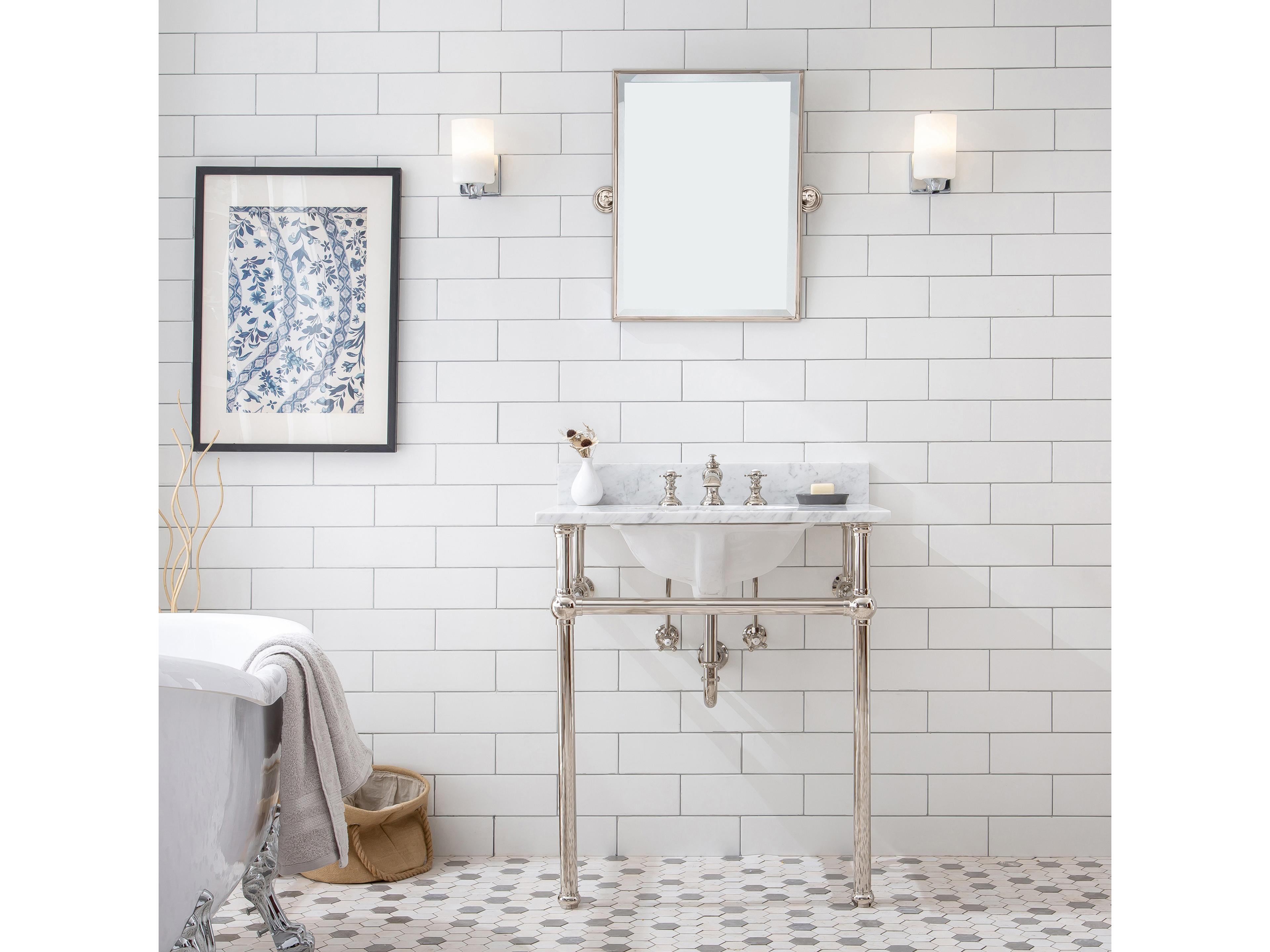 Water Creation Empire Wall Mirror Rectangular