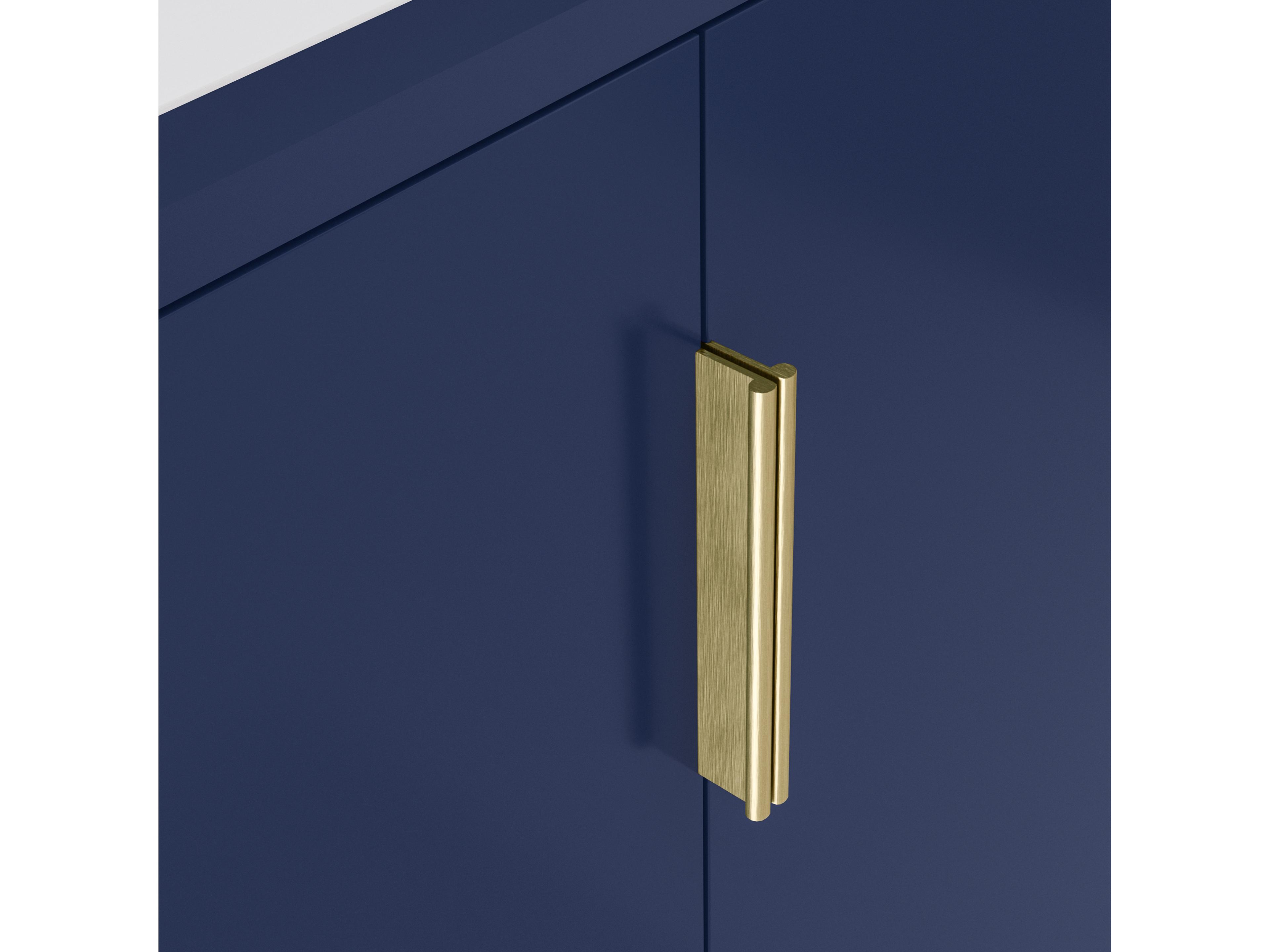 Water Creation Elise Ceramic Sink Top Vanity in Monarch Blue