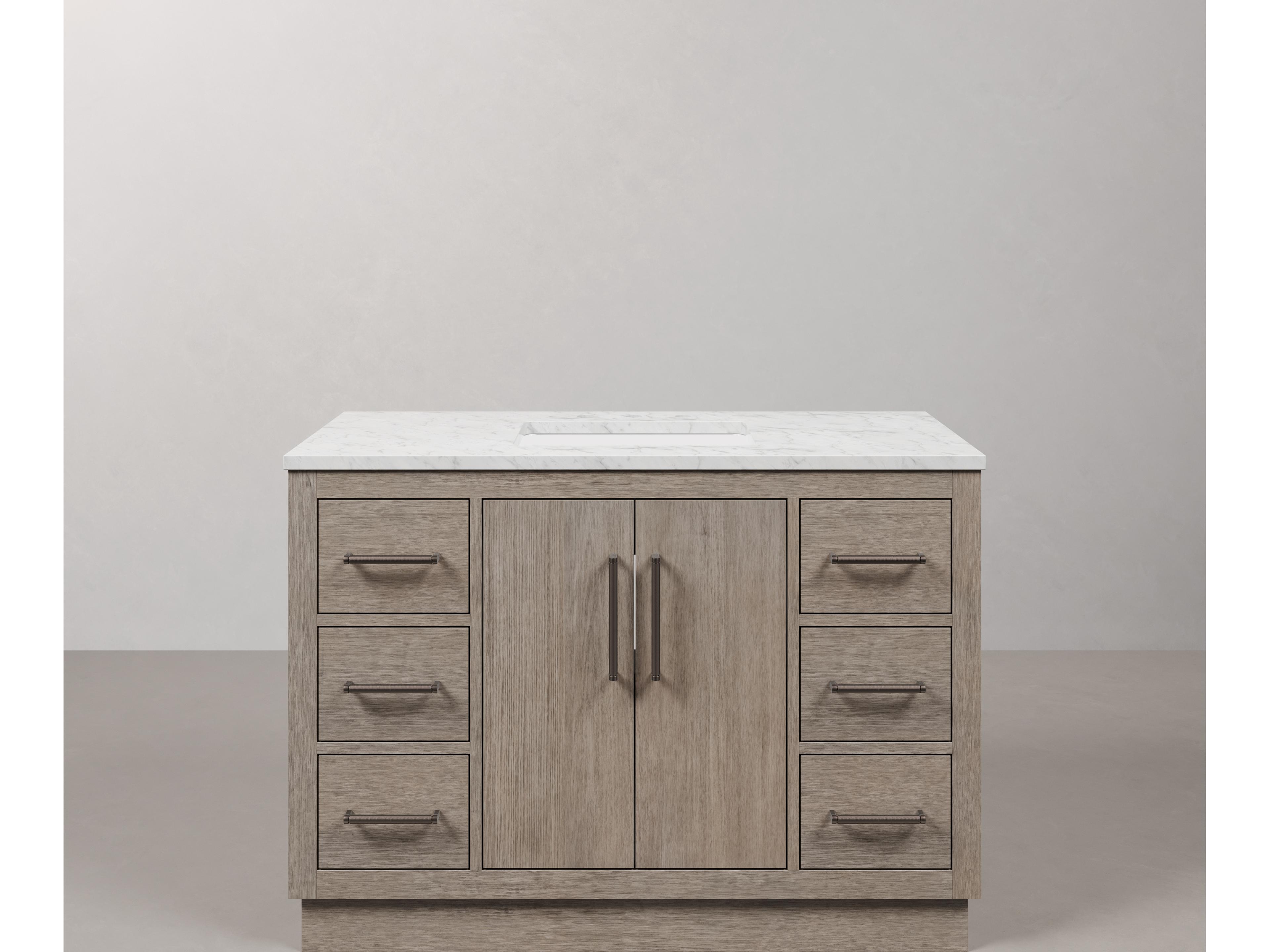 Water Creation Hugo Vanity in Grey Oak