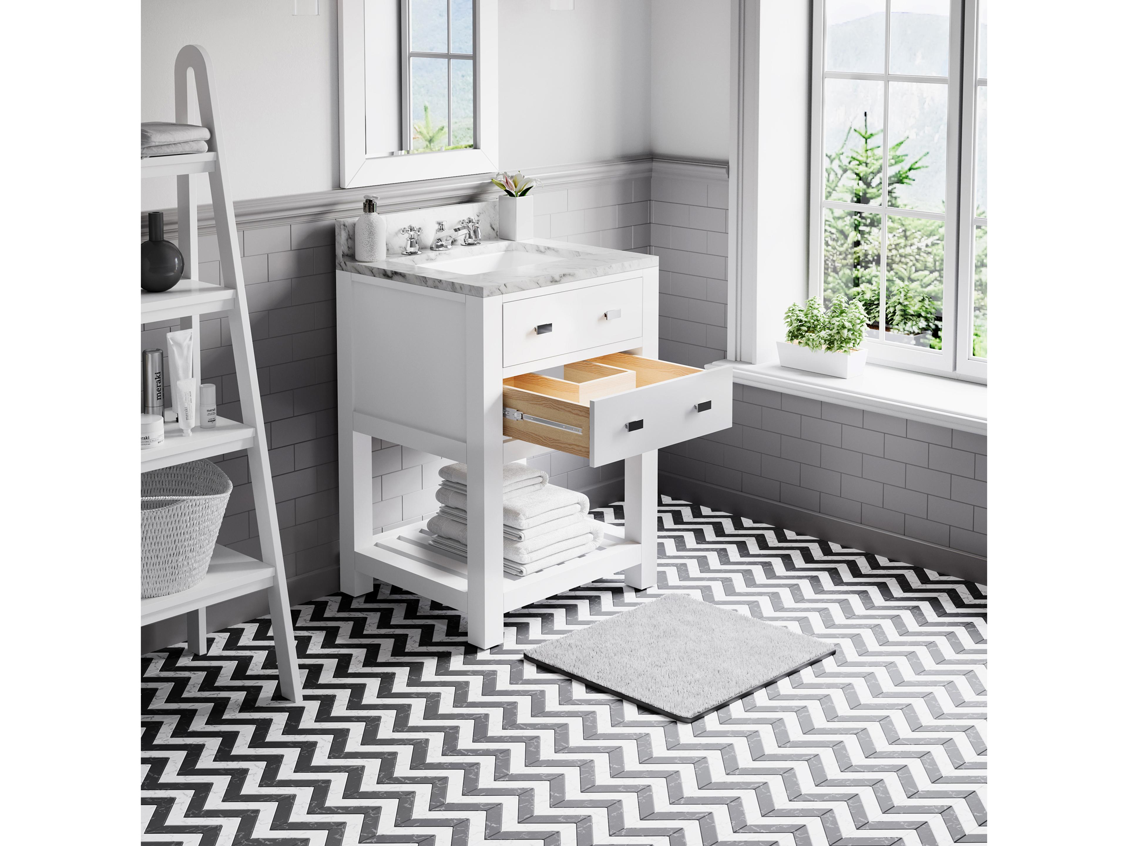 Water Creation Madalyn Chrome Vanity