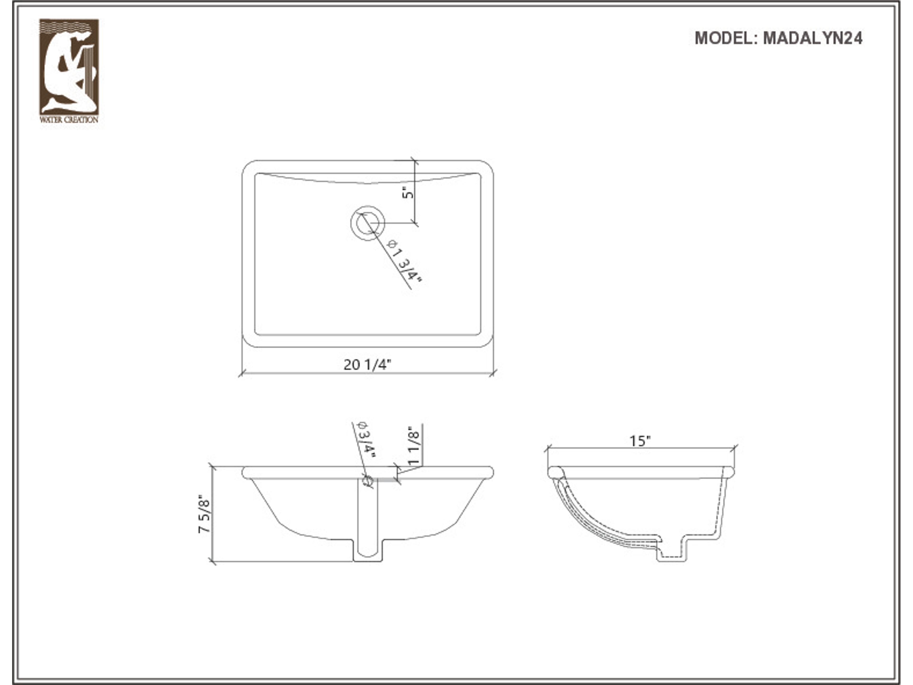Water Creation Madalyn Single Sink Carrara White Marble Countertop Bath Vanity in Pure White with Chrome Classic Faucet and Rectangular Mirror (S)