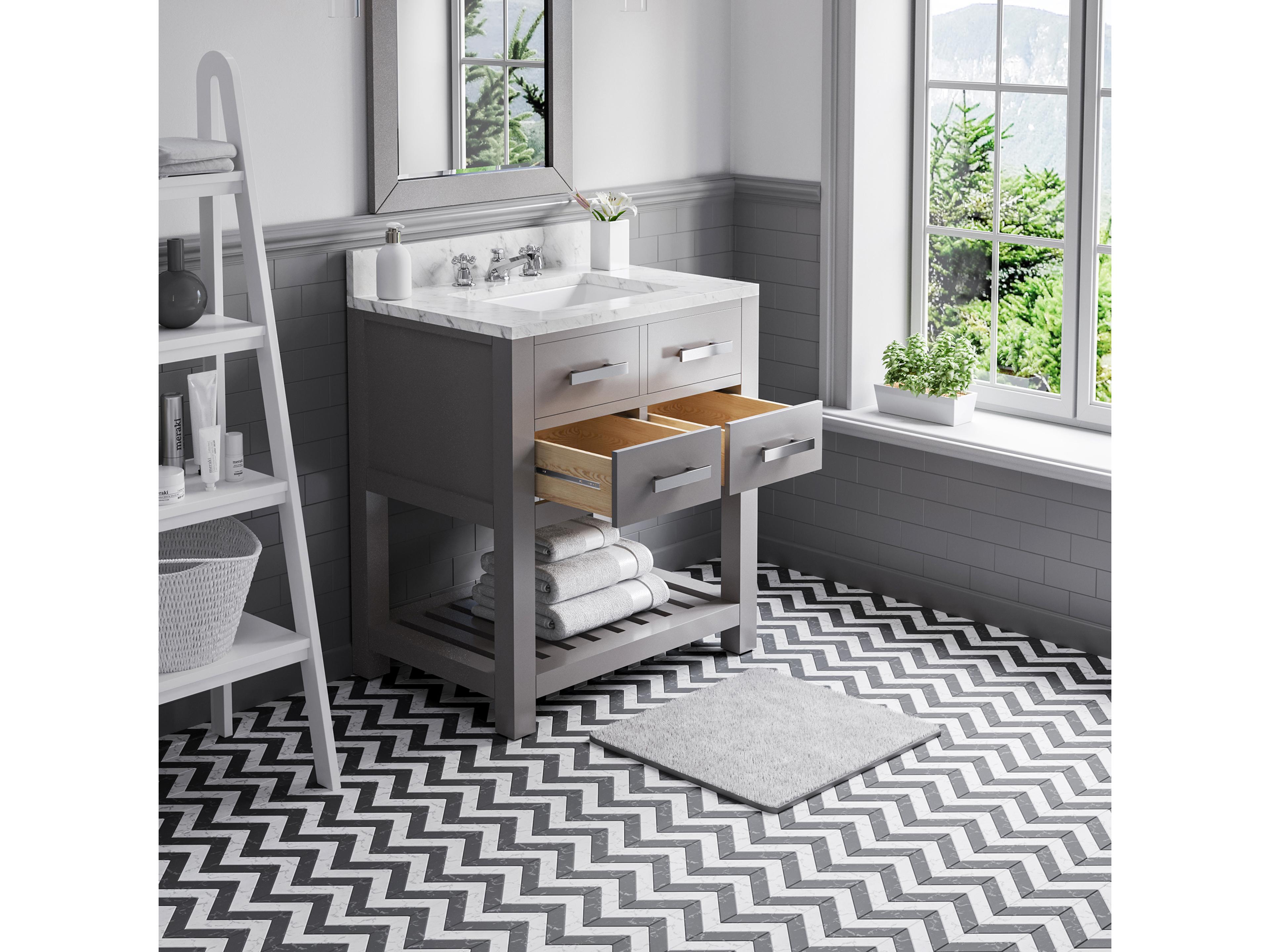 Water Creation Madalyn Chrome Vanity