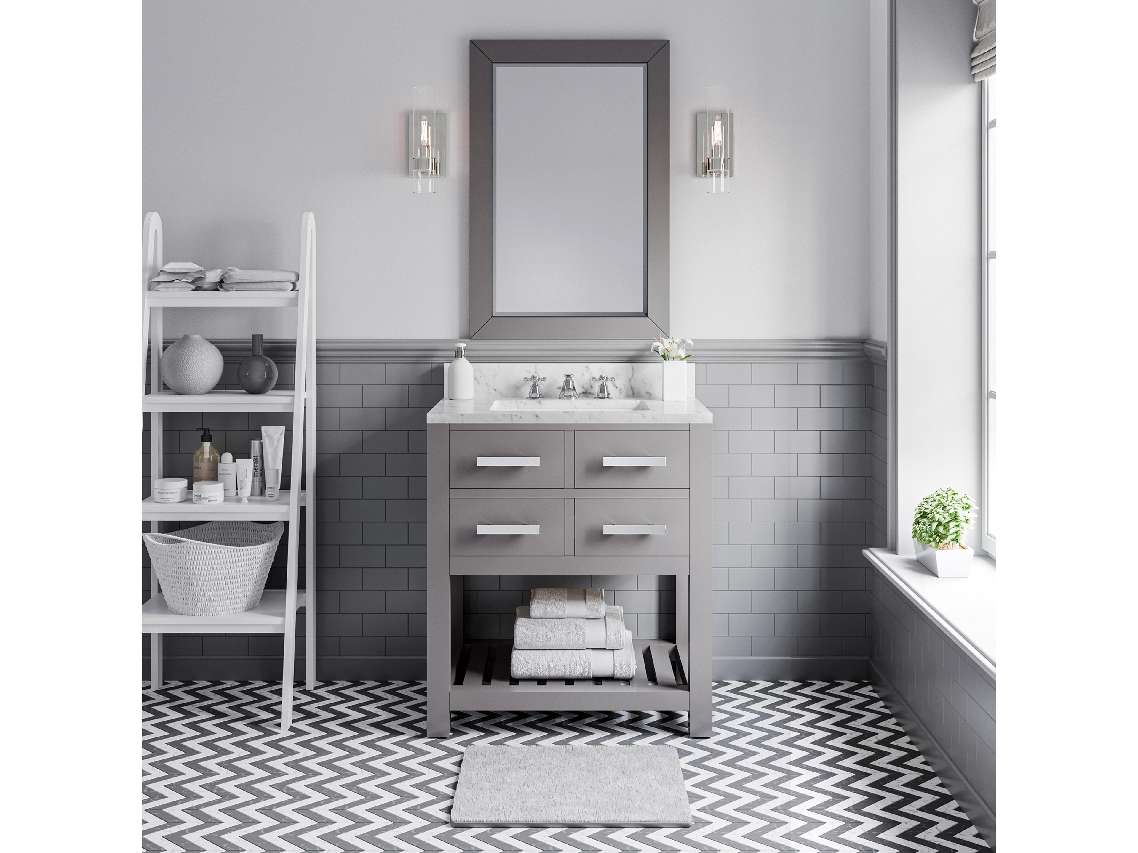 Water Creation Madalyn Chrome Vanity