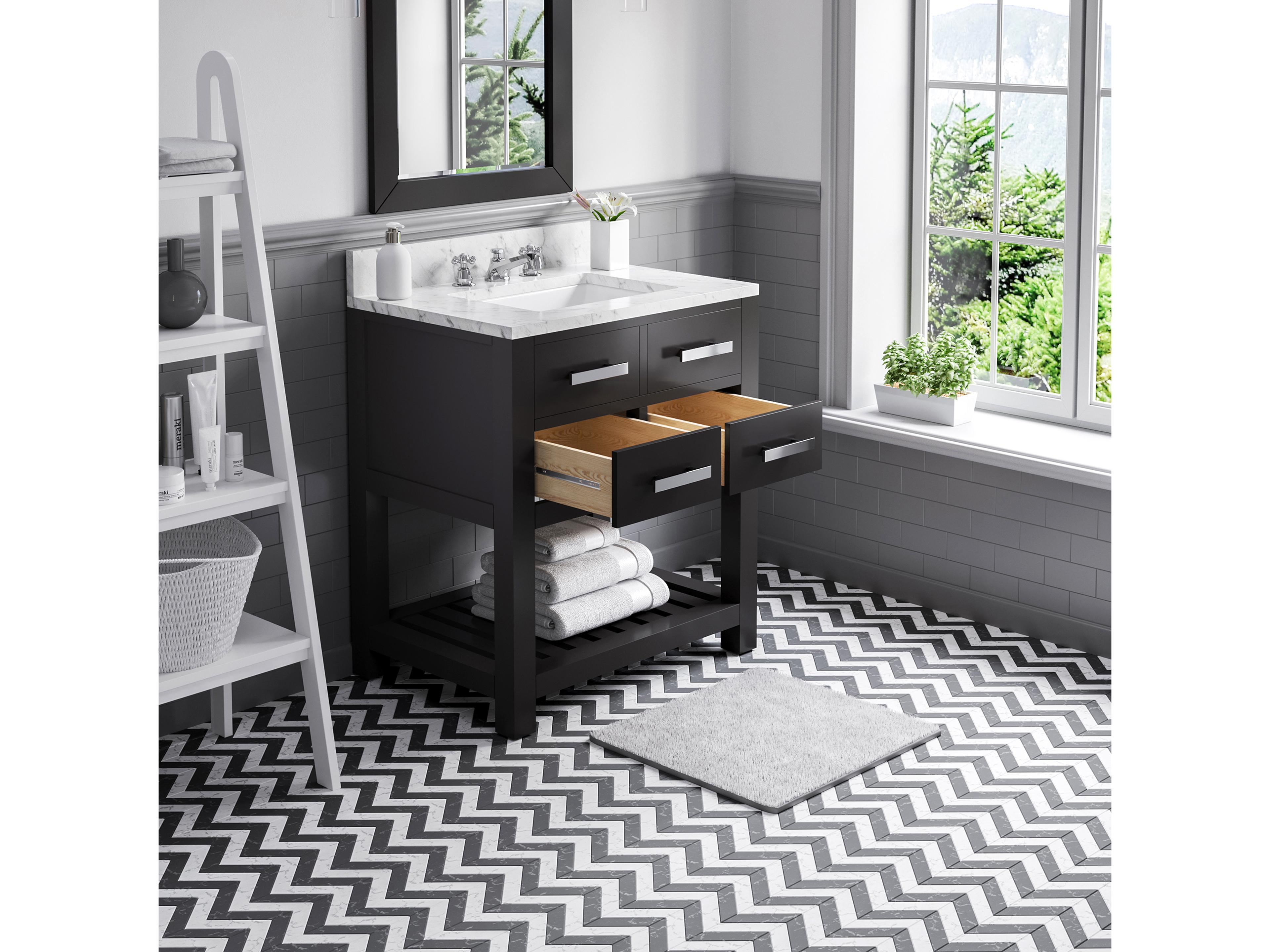 Water Creation Madalyn Chrome Vanity