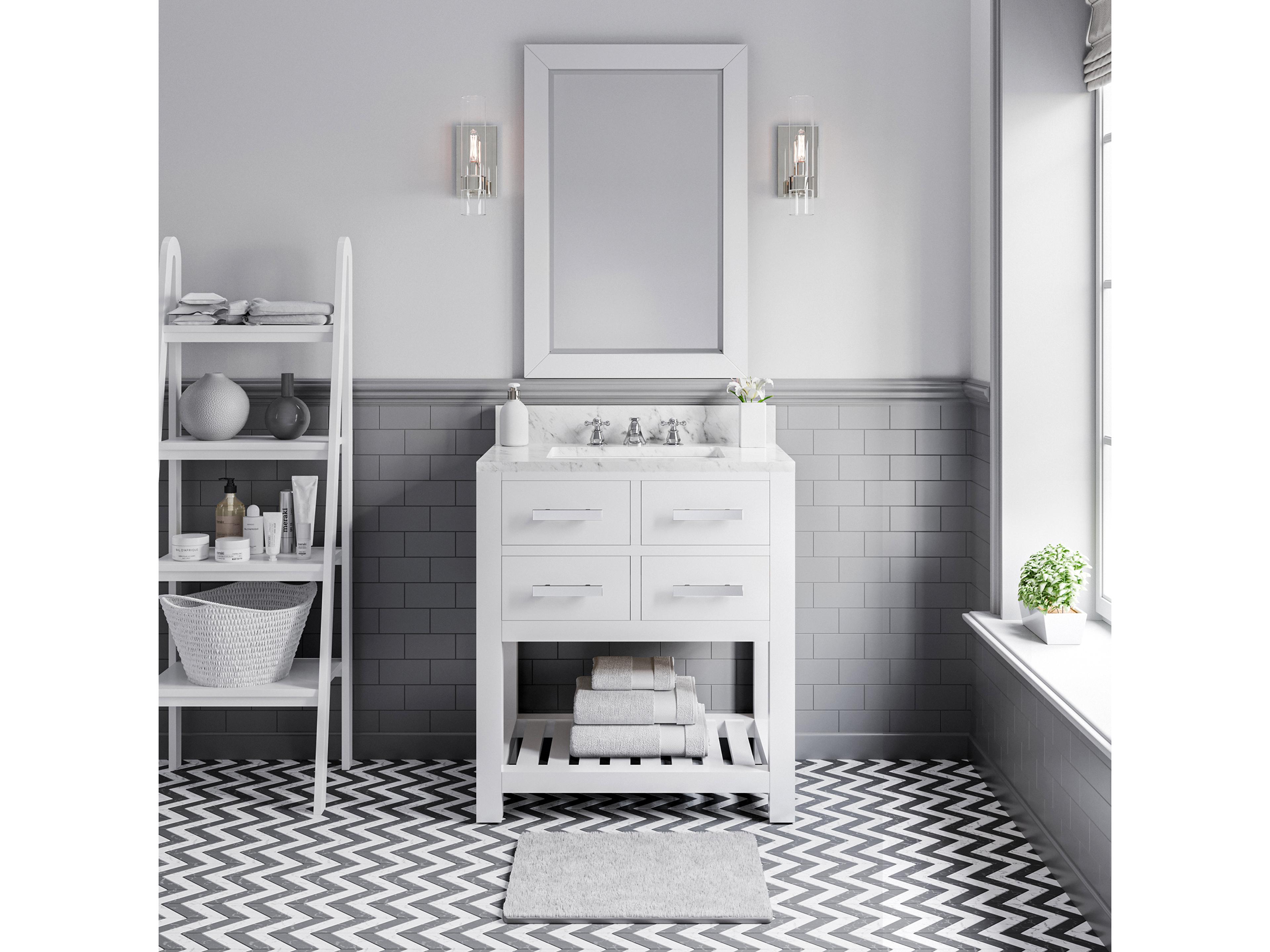 Water Creation Madalyn Chrome Vanity