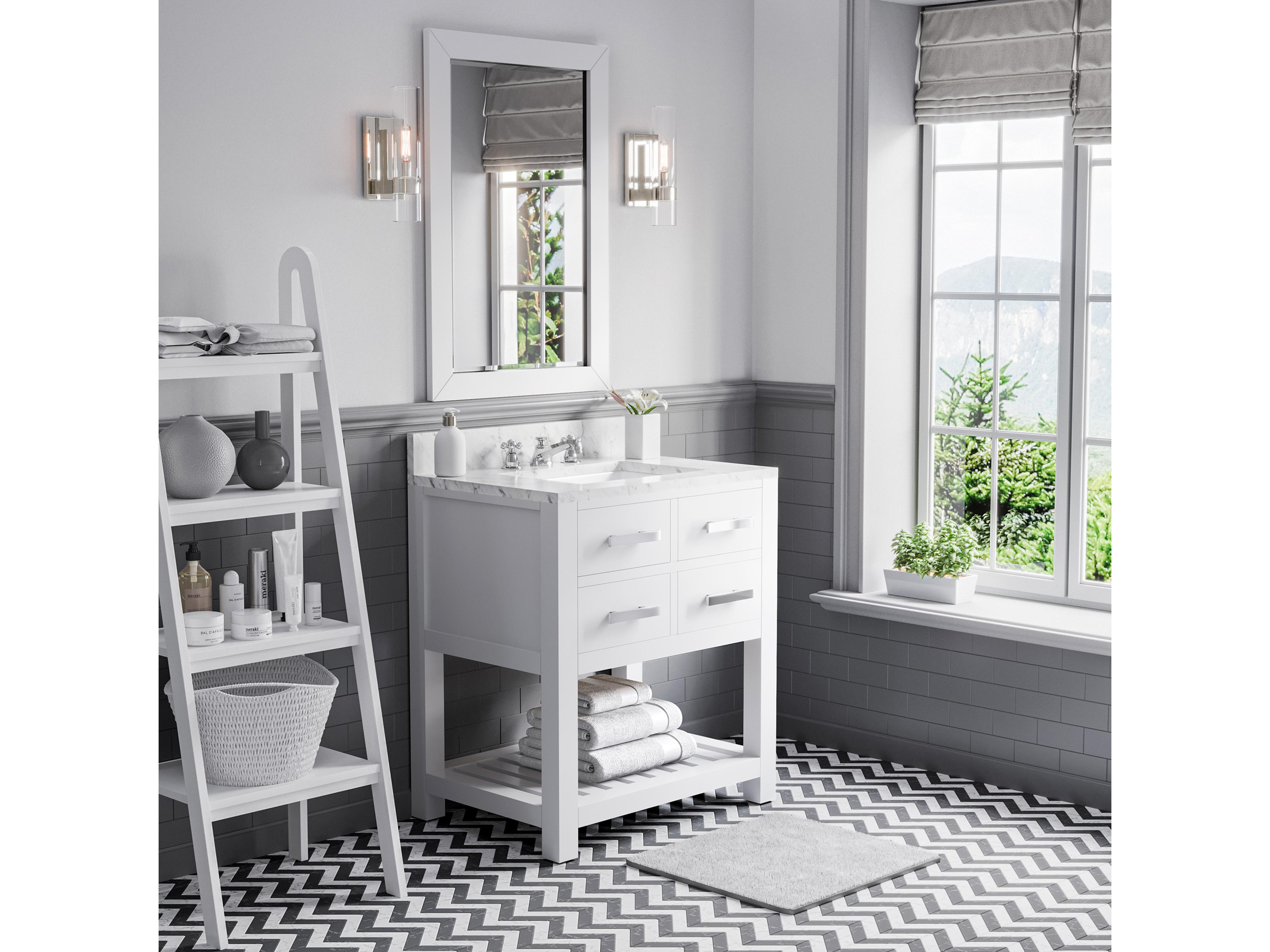 Water Creation Madalyn Chrome Vanity