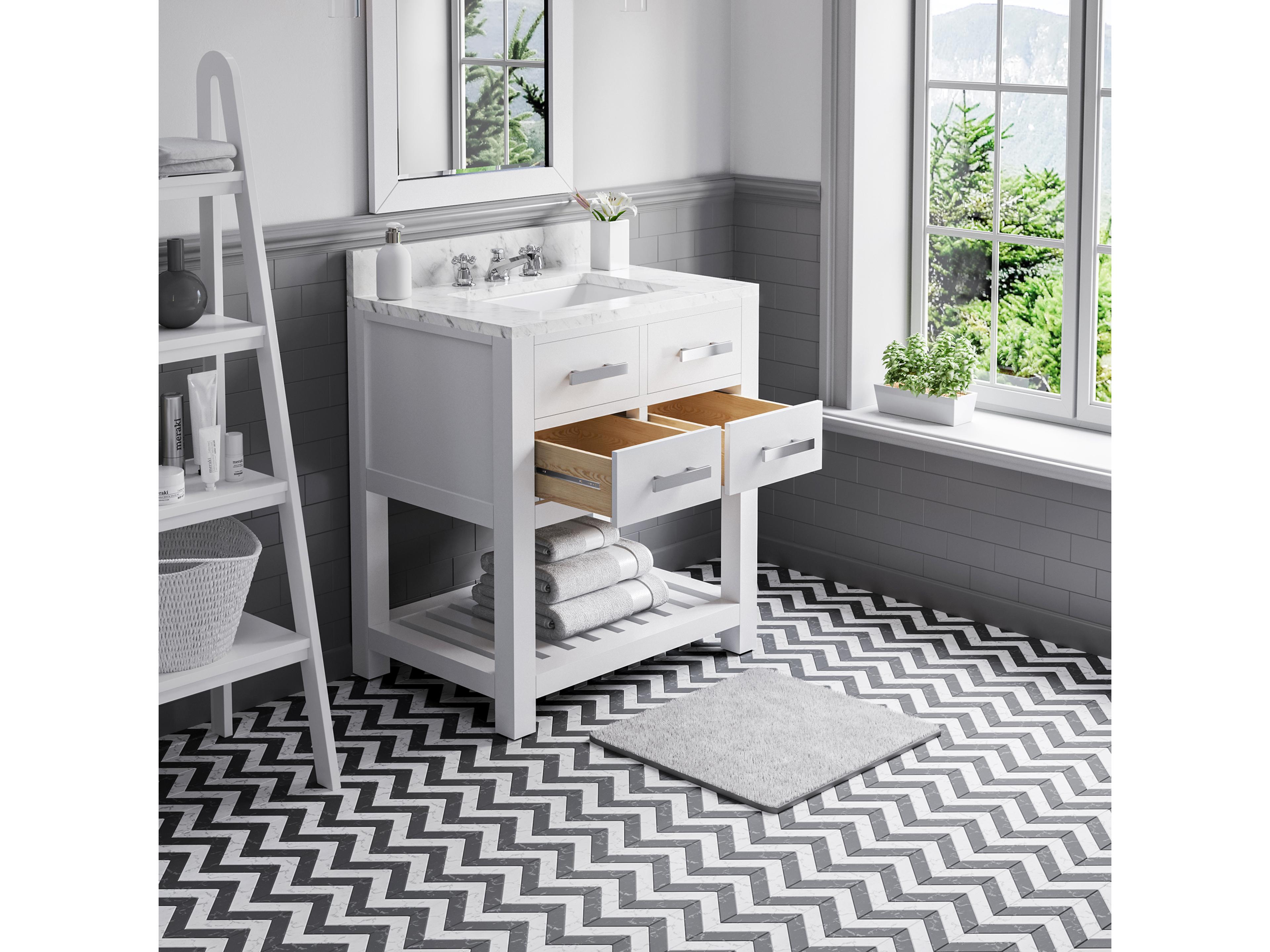 Water Creation Madalyn Chrome Vanity