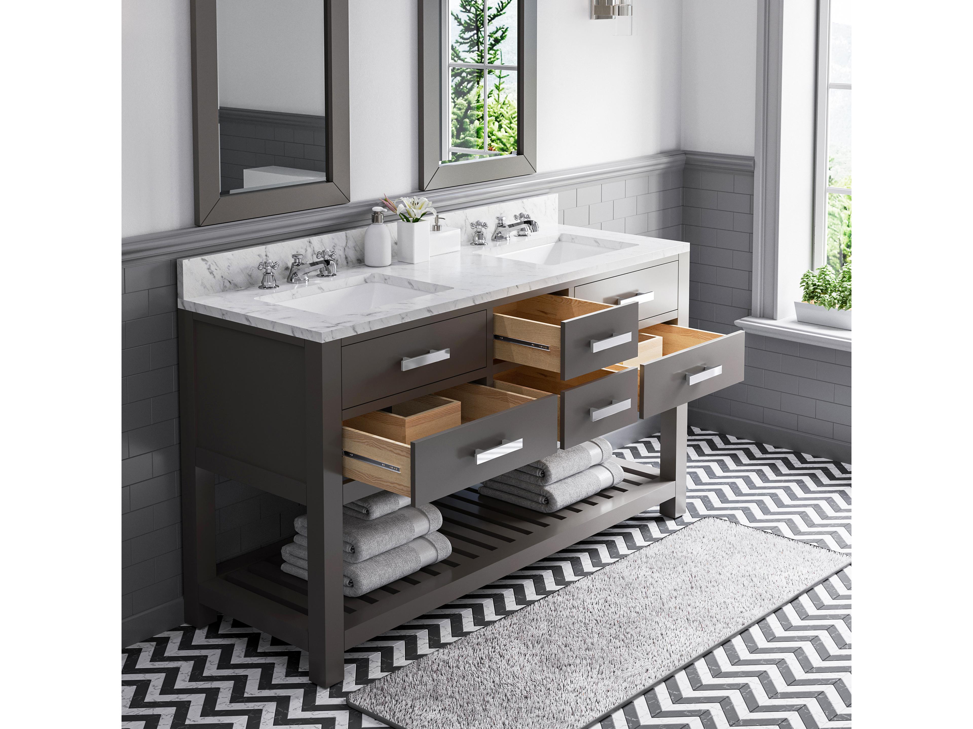 Water Creation Madalyn Chrome Vanity