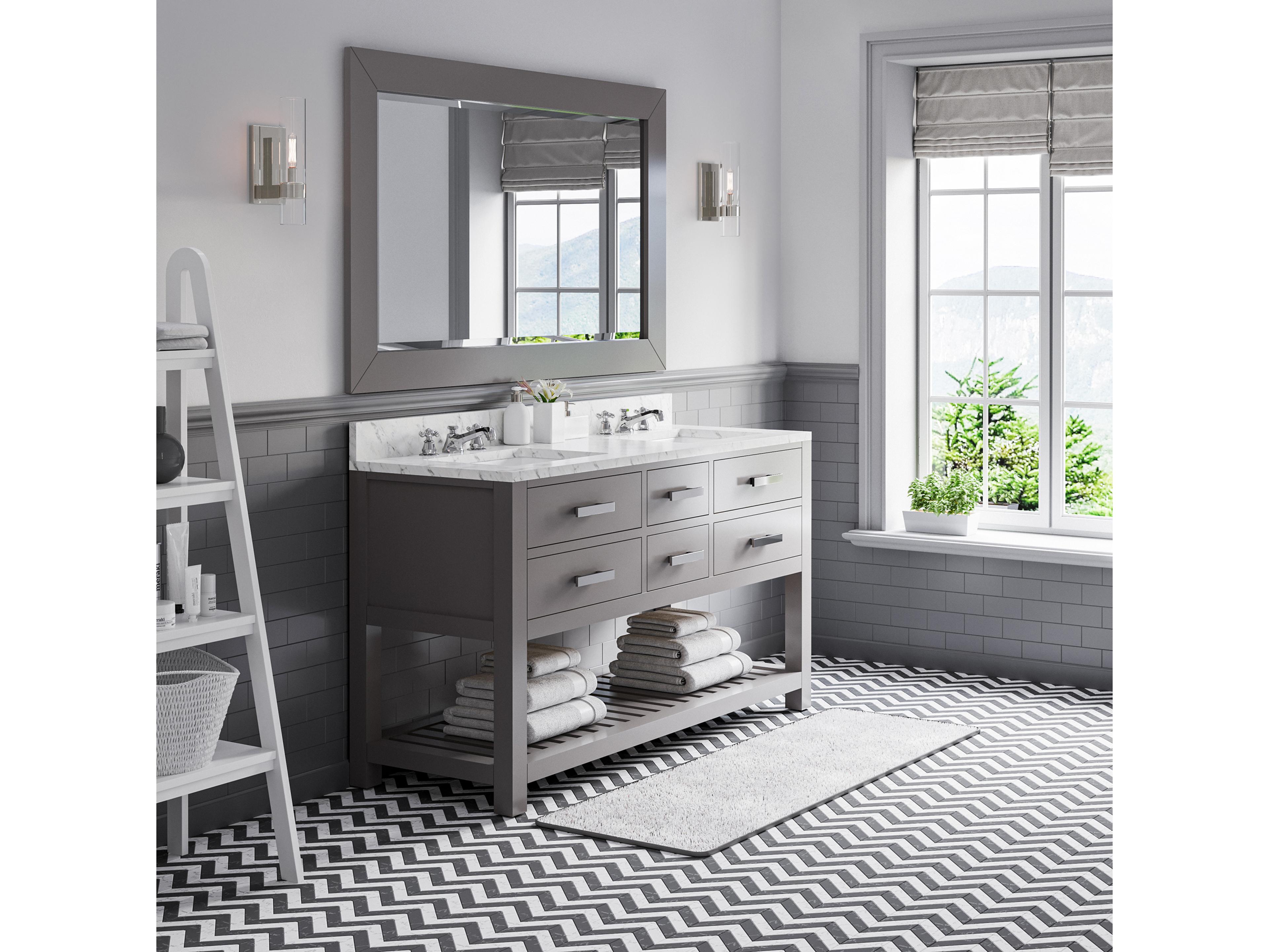 Water Creation Madalyn Chrome Vanity