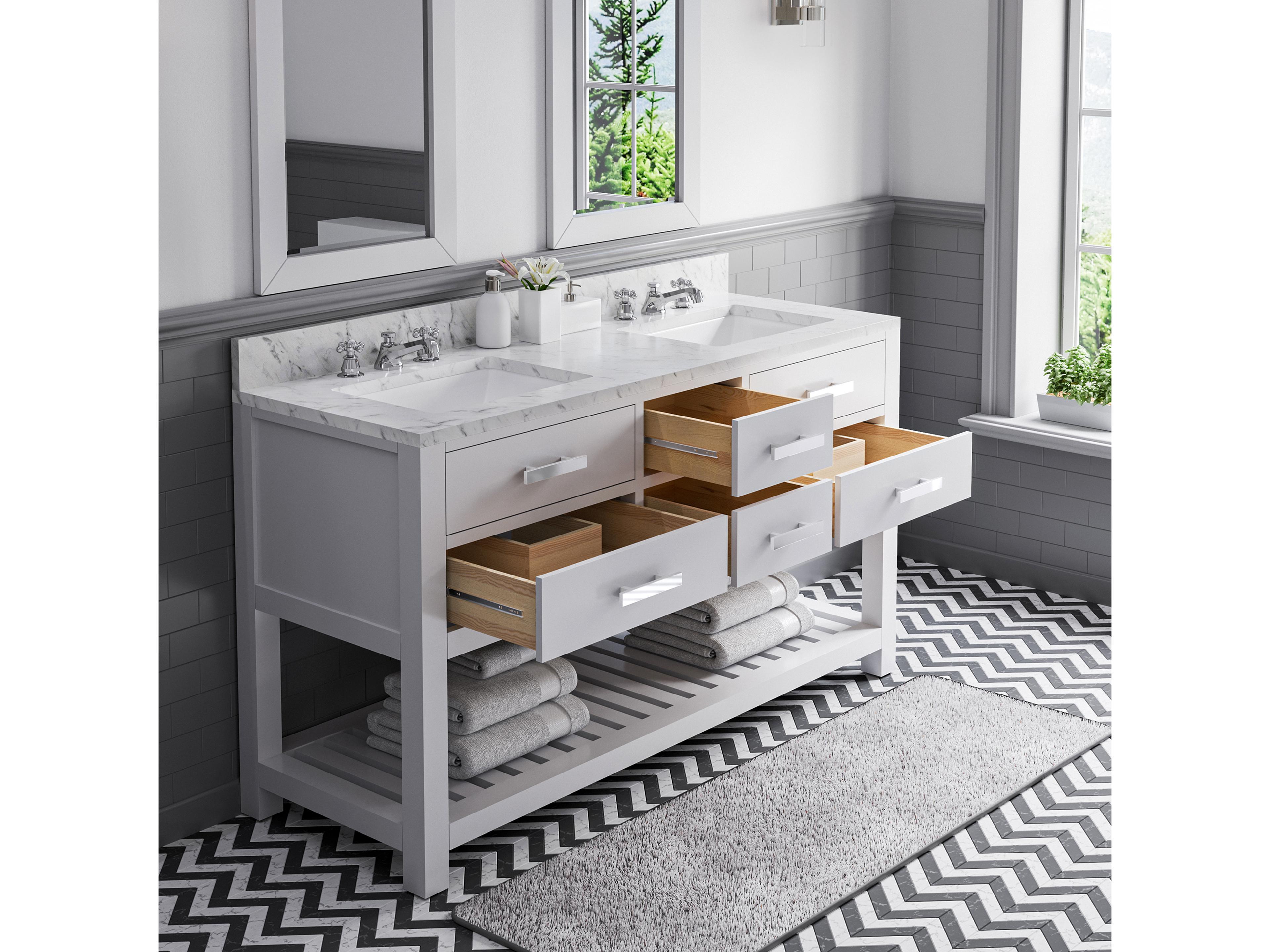 Water Creation Madalyn Chrome Vanity